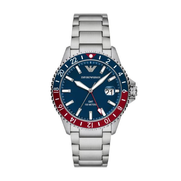 Emporio Armani GMT Quartz Blue Dial Men’s Watch AR11590