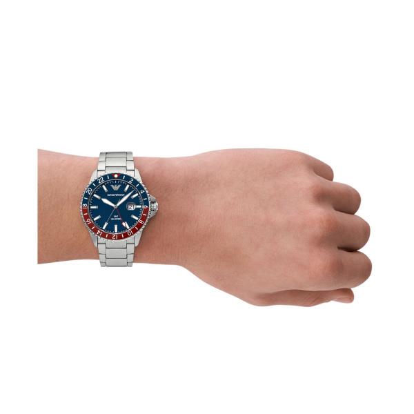 Emporio Armani GMT Quartz Blue Dial Men’s Watch AR11590