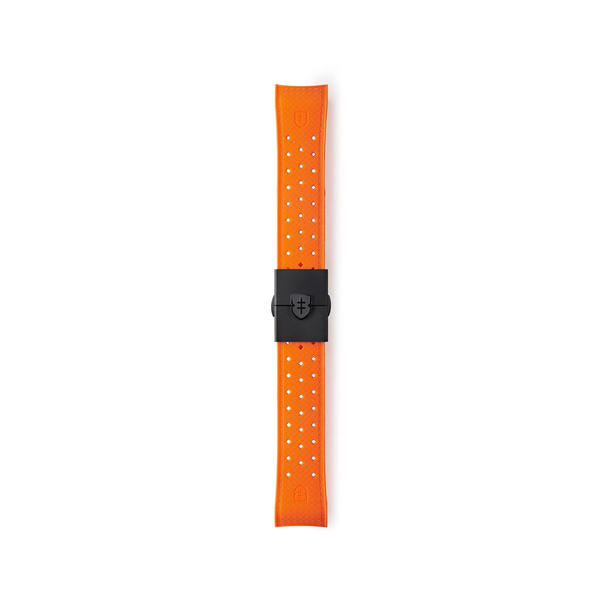 Elliot Brown Bloxworth Heritage Diver Black Dial Orange Strap Men's Watch 929-102-R55G