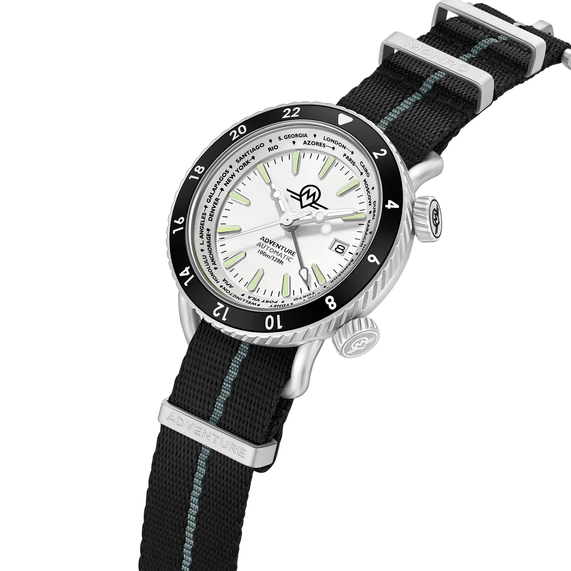 Monro Adventure Arctic White Dial Automatic Men's Watch MA-6