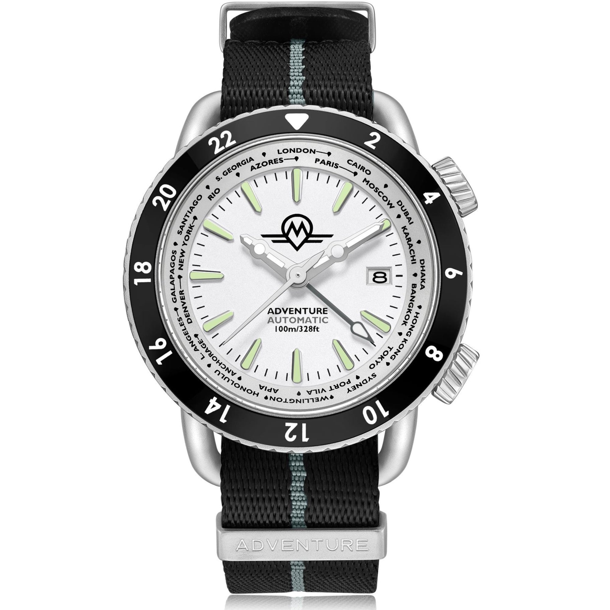 Monro Adventure Arctic White Dial Automatic Men's Watch MA-6