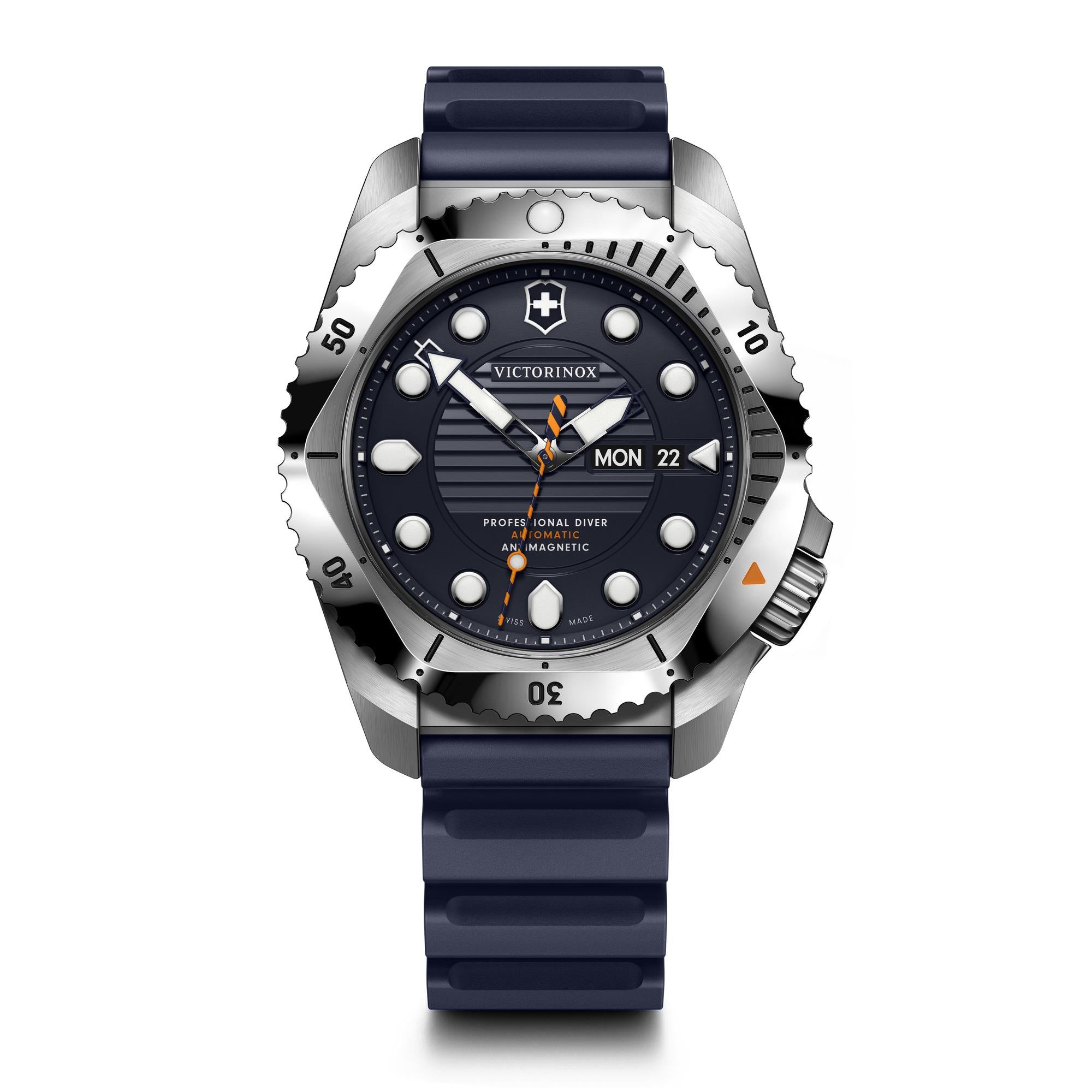 Victorinox Dive Pro Automatic Blue Dial Rubber Strap Men’s Watch 241995