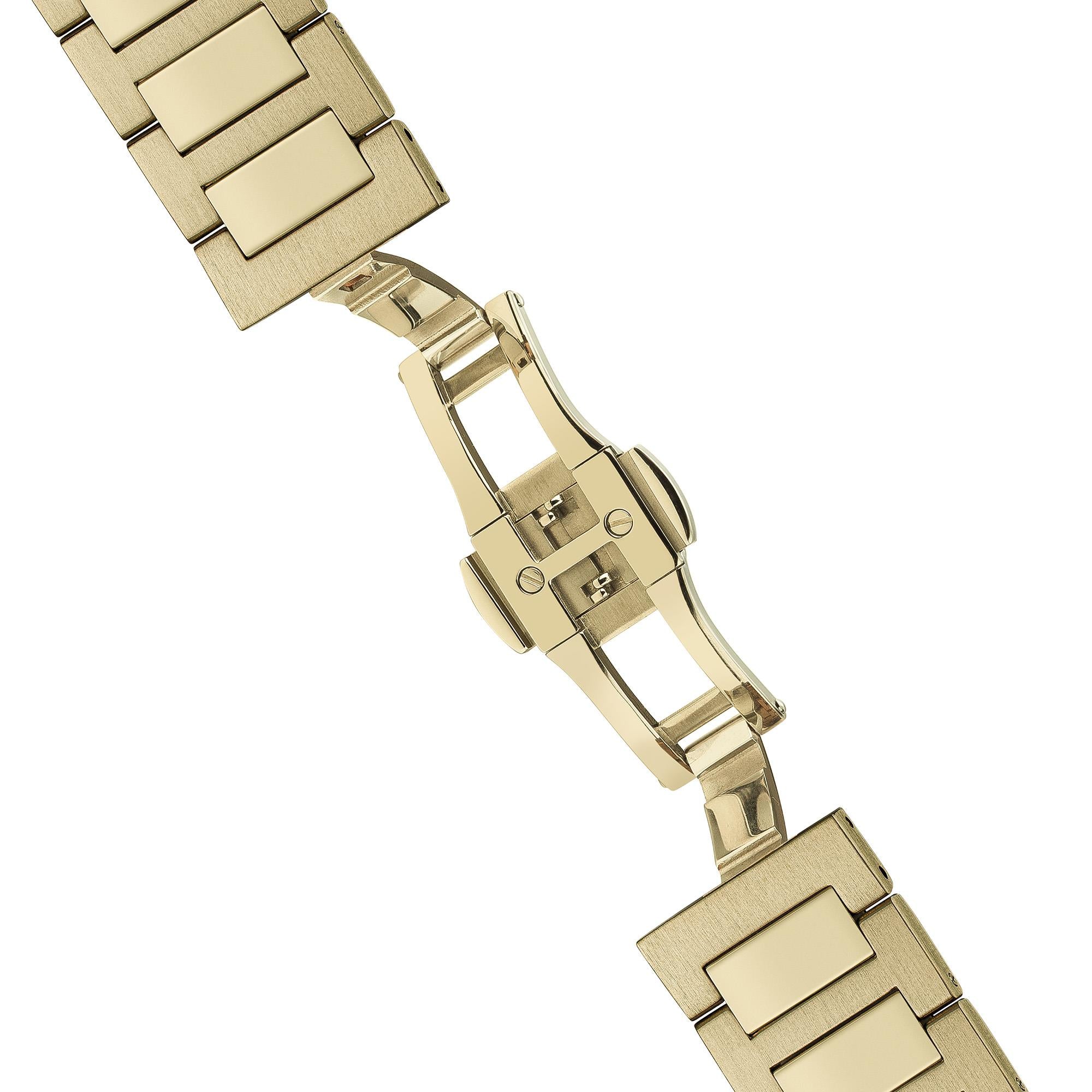 Ingersoll 1892 The Baller Automatic Men's Watch with Black Skeleton Dial and Gold Bracelet - I15001