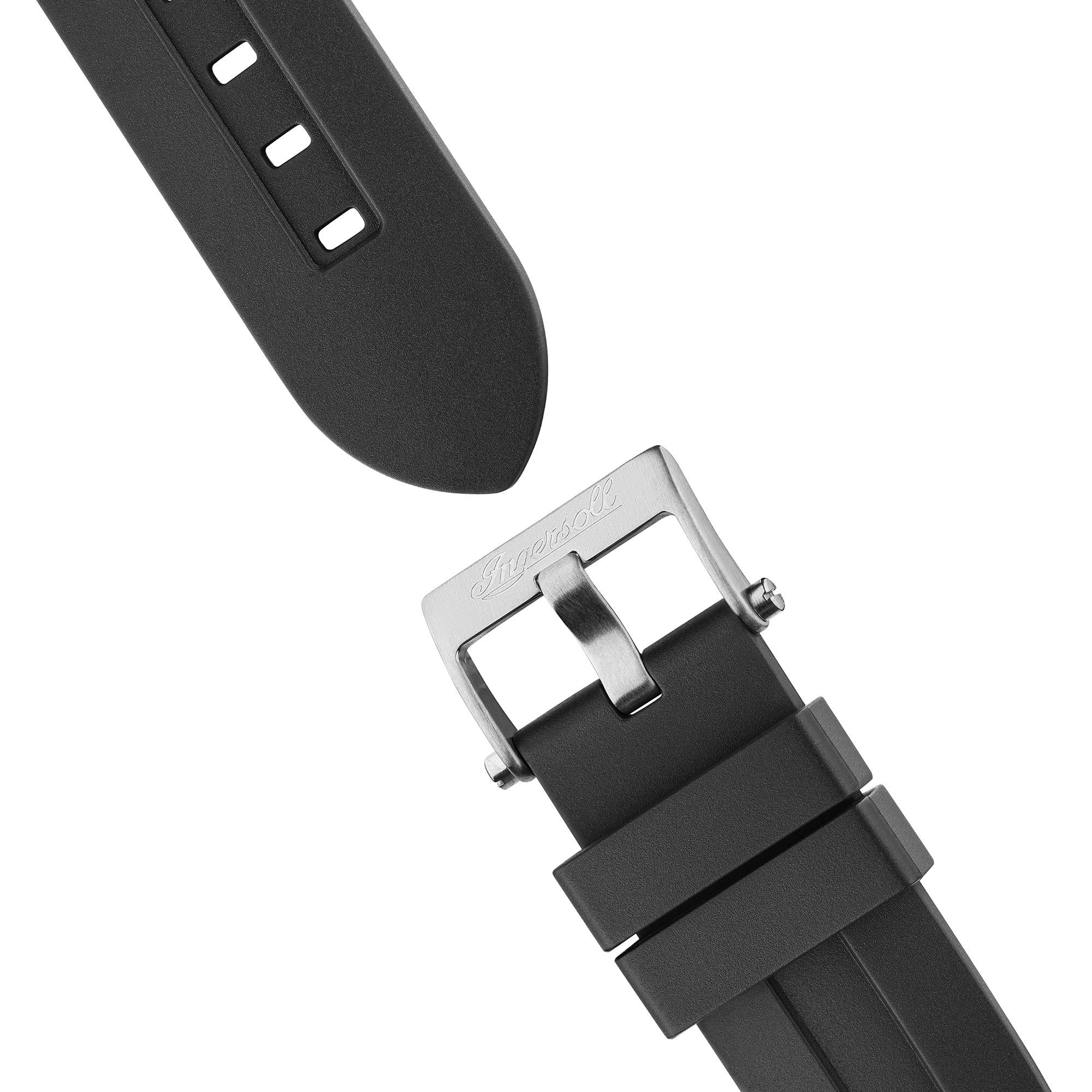 Ingersoll 1892 The Play Automatic Men's Watch with Black Skeleton Dial and Black PU Strap  - I15301