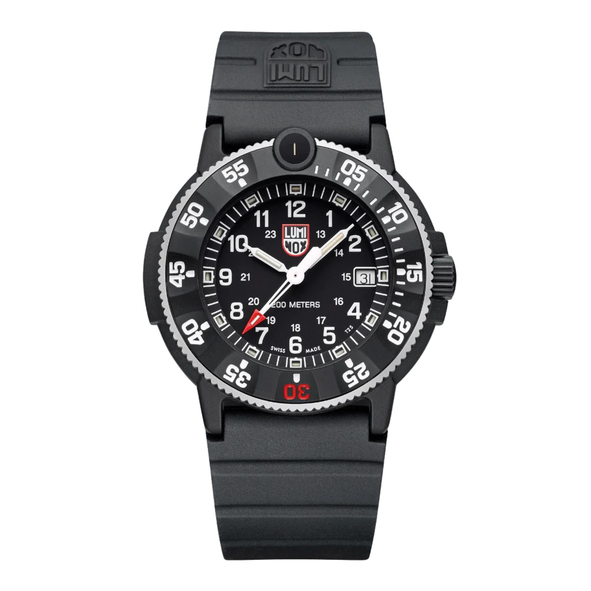 Luminox Navy SEAL Original Black Dial Rubber Strap Men's Watch XS.3001.H.SET