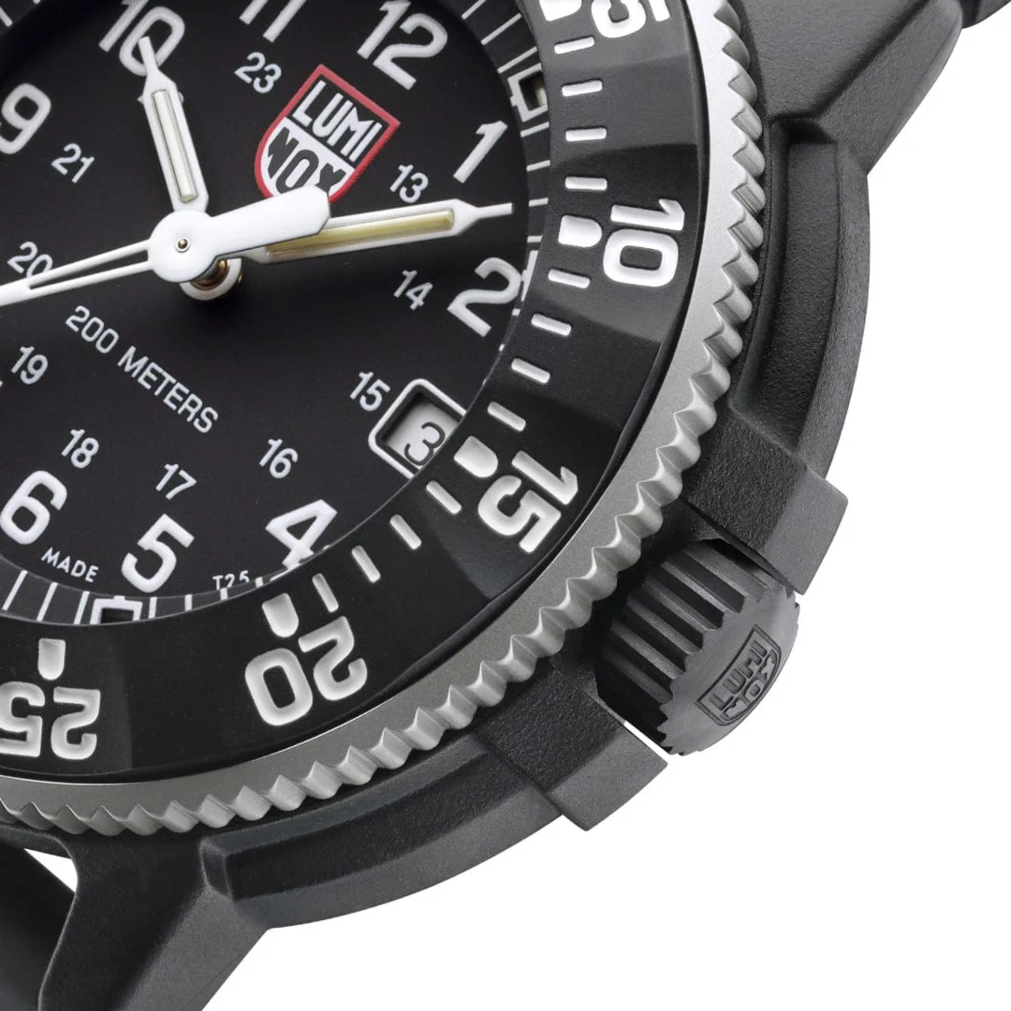 Luminox Navy SEAL Original Black Dial Rubber Strap Men's Watch XS.3001.H.SET