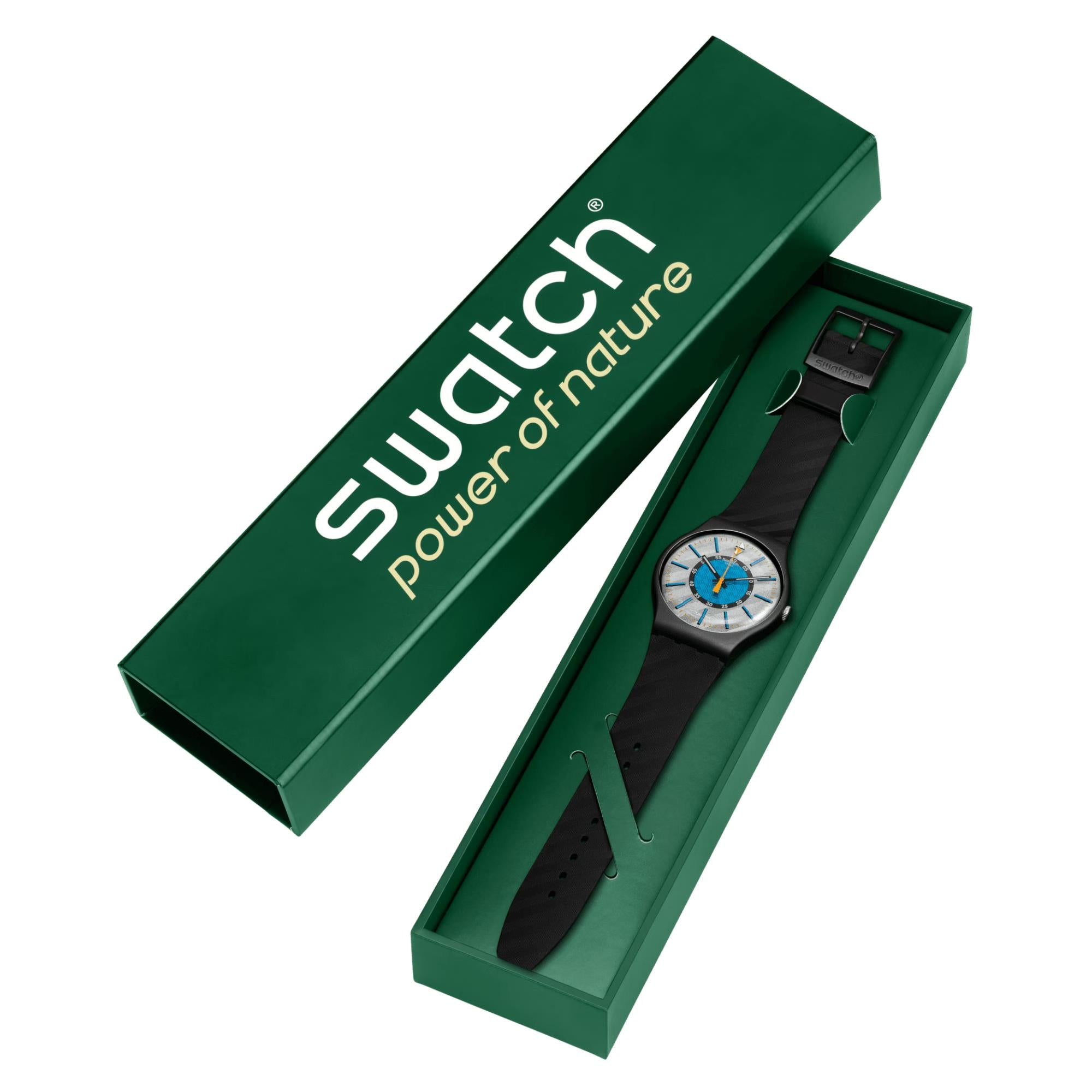 Swatch Good To Gorp Bioceramic Black Dial Silicone Strap Unisex Watch SO32B119