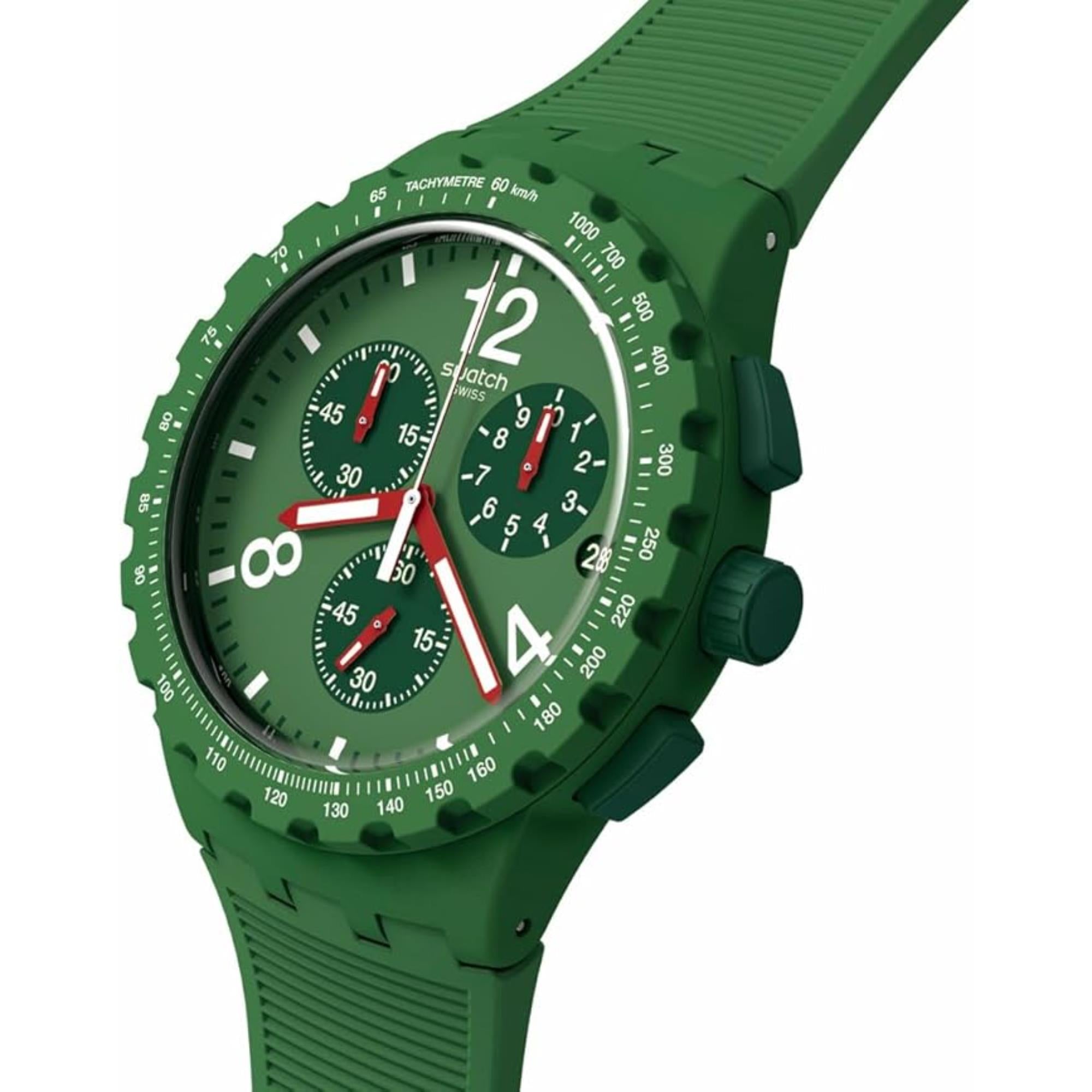 Swatch Primarily Green Chronograph Men’s Watch SUSG407