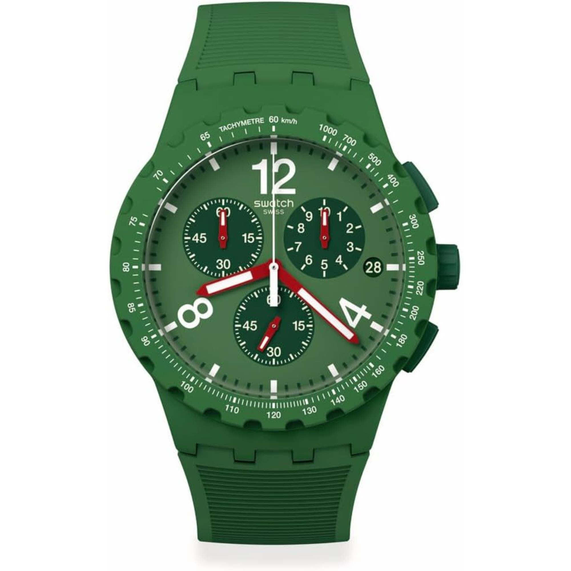Swatch Primarily Green Chronograph Men’s Watch SUSG407