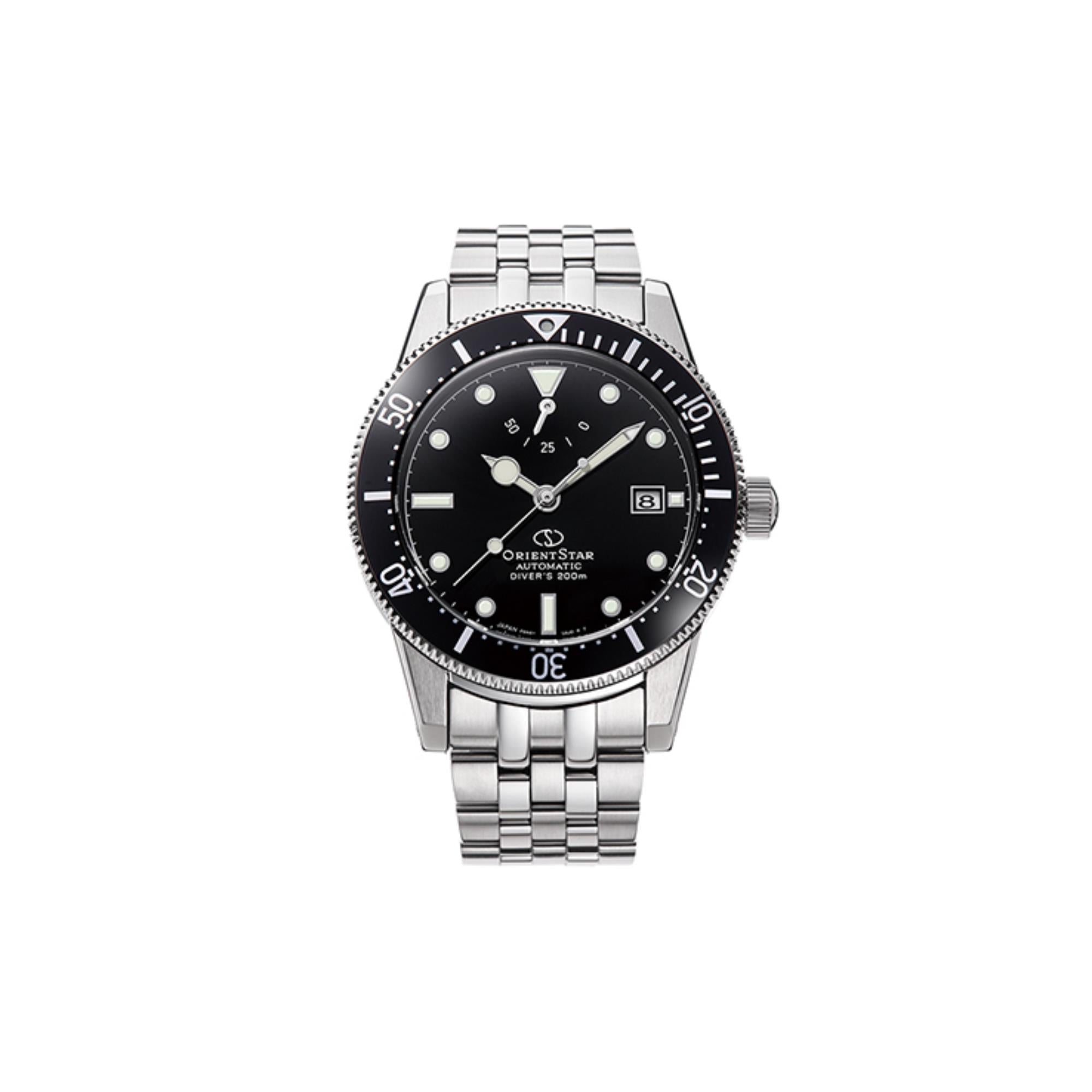 Orient Star Ex-Display Diver 1964 2nd Edition Black Dial Automatic Watch RE-AU0601B00B-EX