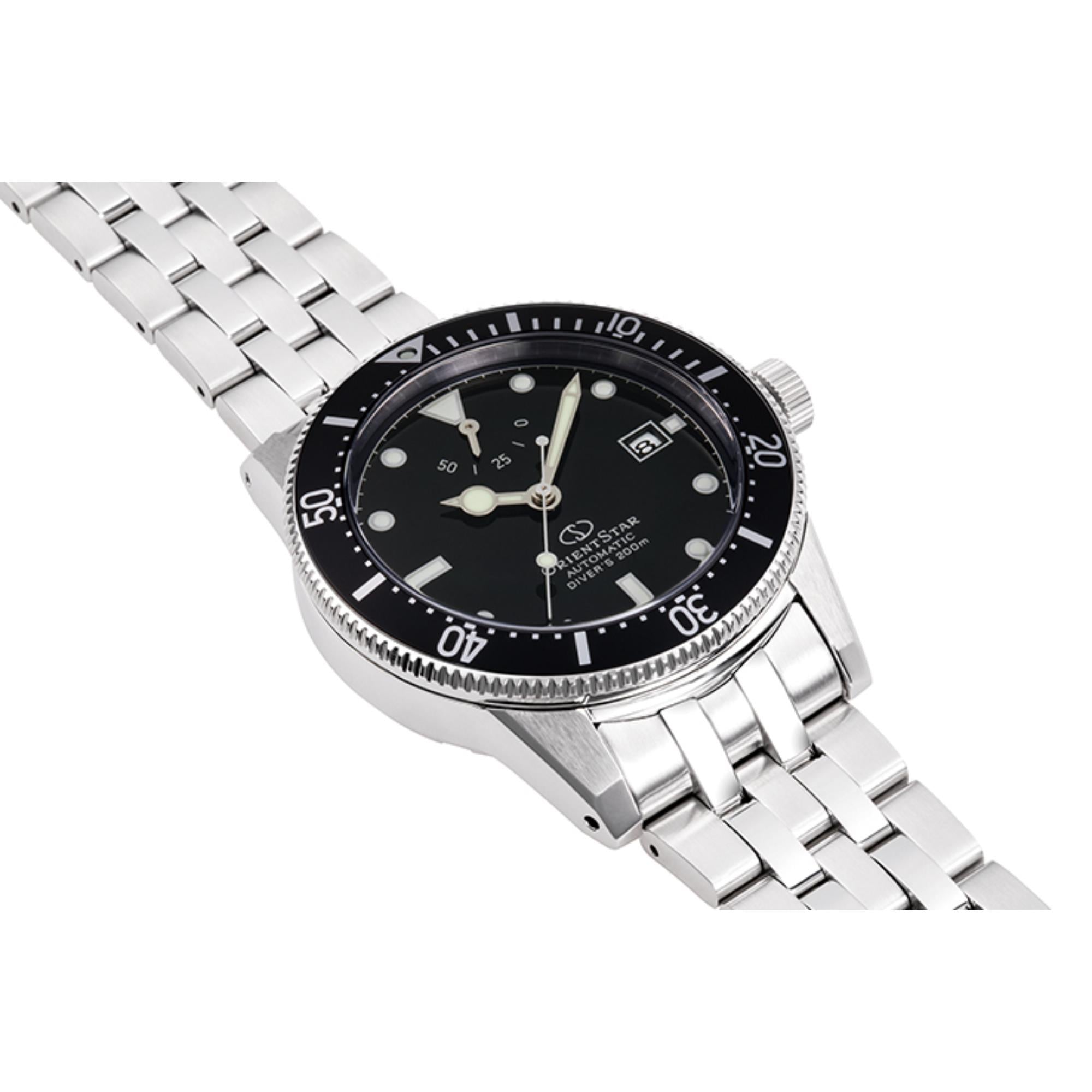 Orient Star Ex-Display Diver 1964 2nd Edition Black Dial Automatic Watch RE-AU0601B00B-EX
