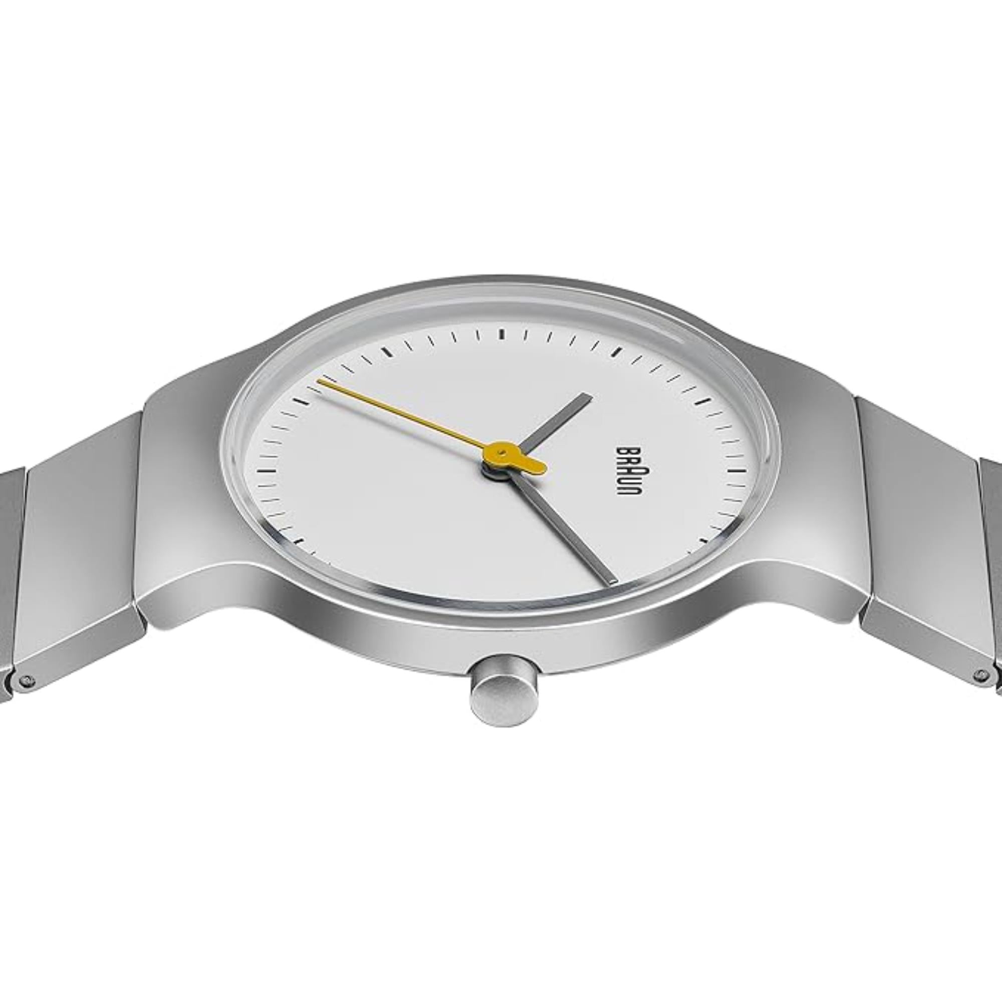 Braun Classic White Dial Stainless Steel Bracelet Ladies Watch BN0211SLBTL
