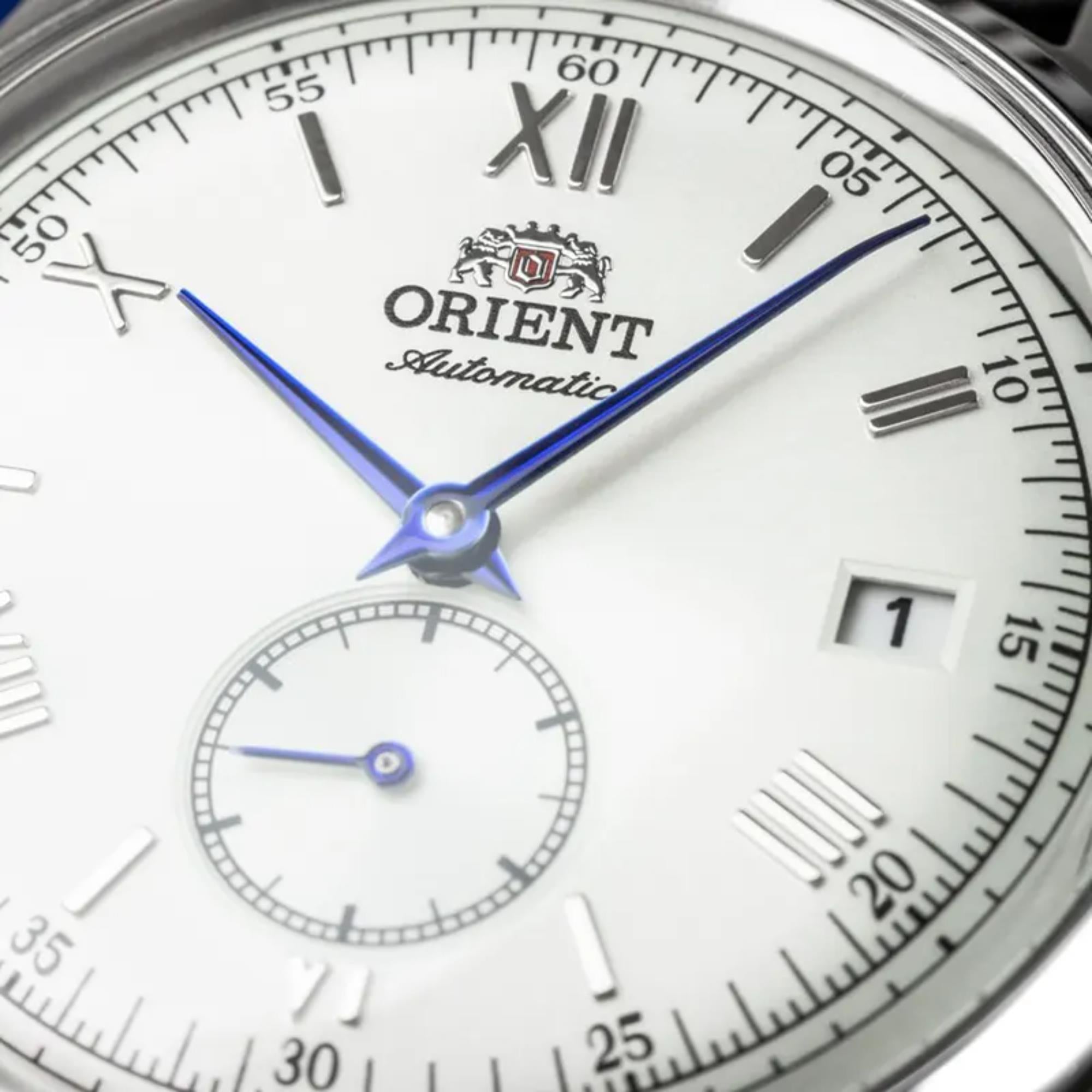 Orient Bambino Version 2 Classic Vintage Style White Dial Men's Dress Watch RA-AP0104S30B