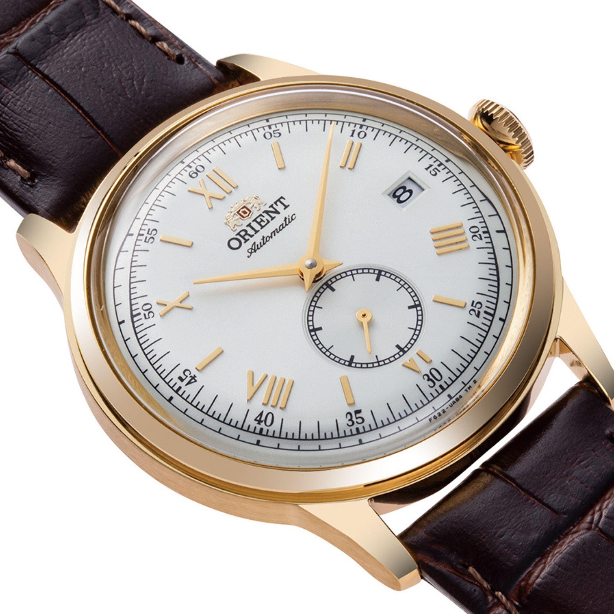 Orient Bambino Classic Vintage Style Small Seconds White Dial Men’s Dress Watch RA-AP0106S30B