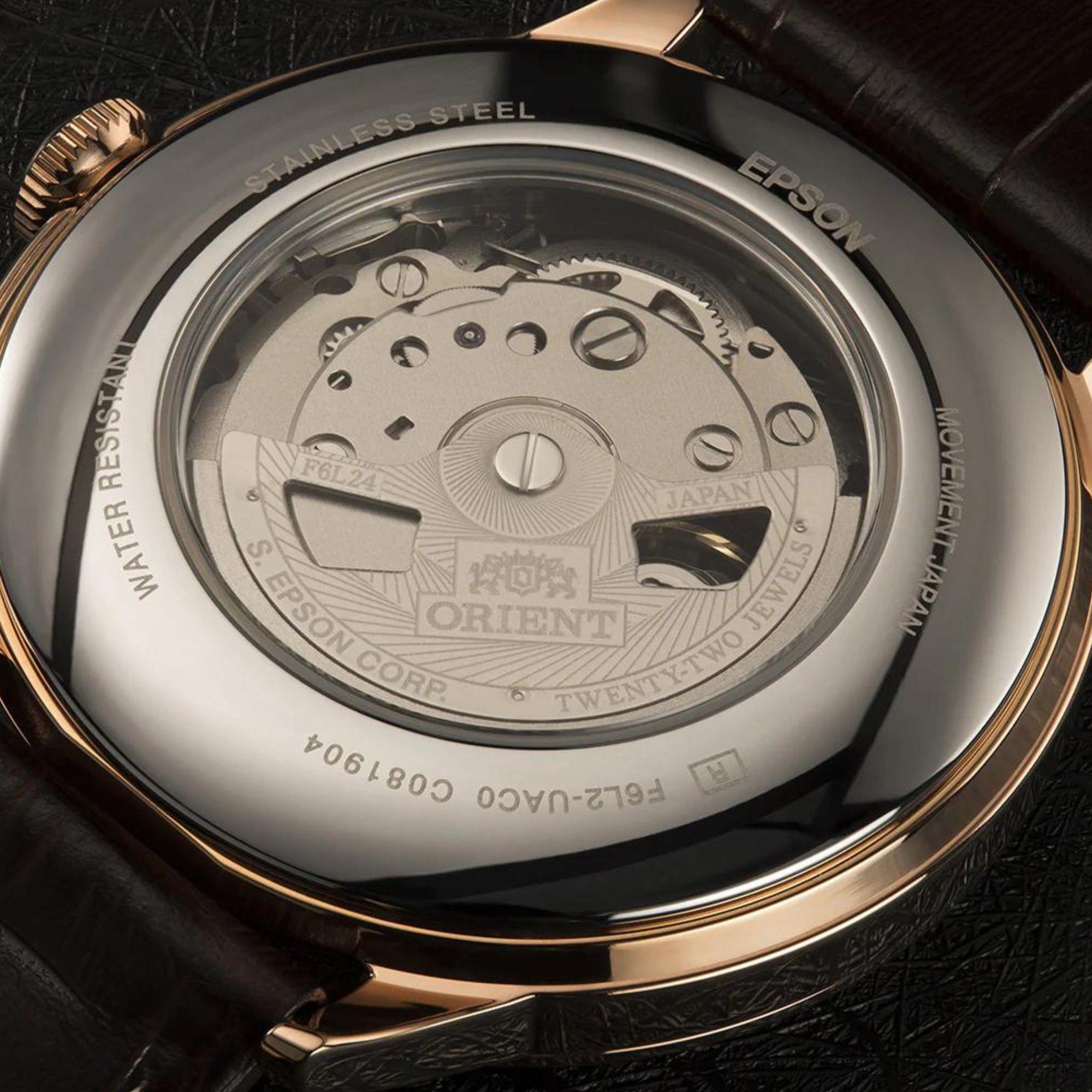 Orient Sun & Moon Phase Automatic White Dial Men’s Watch RA-AS0102S30B