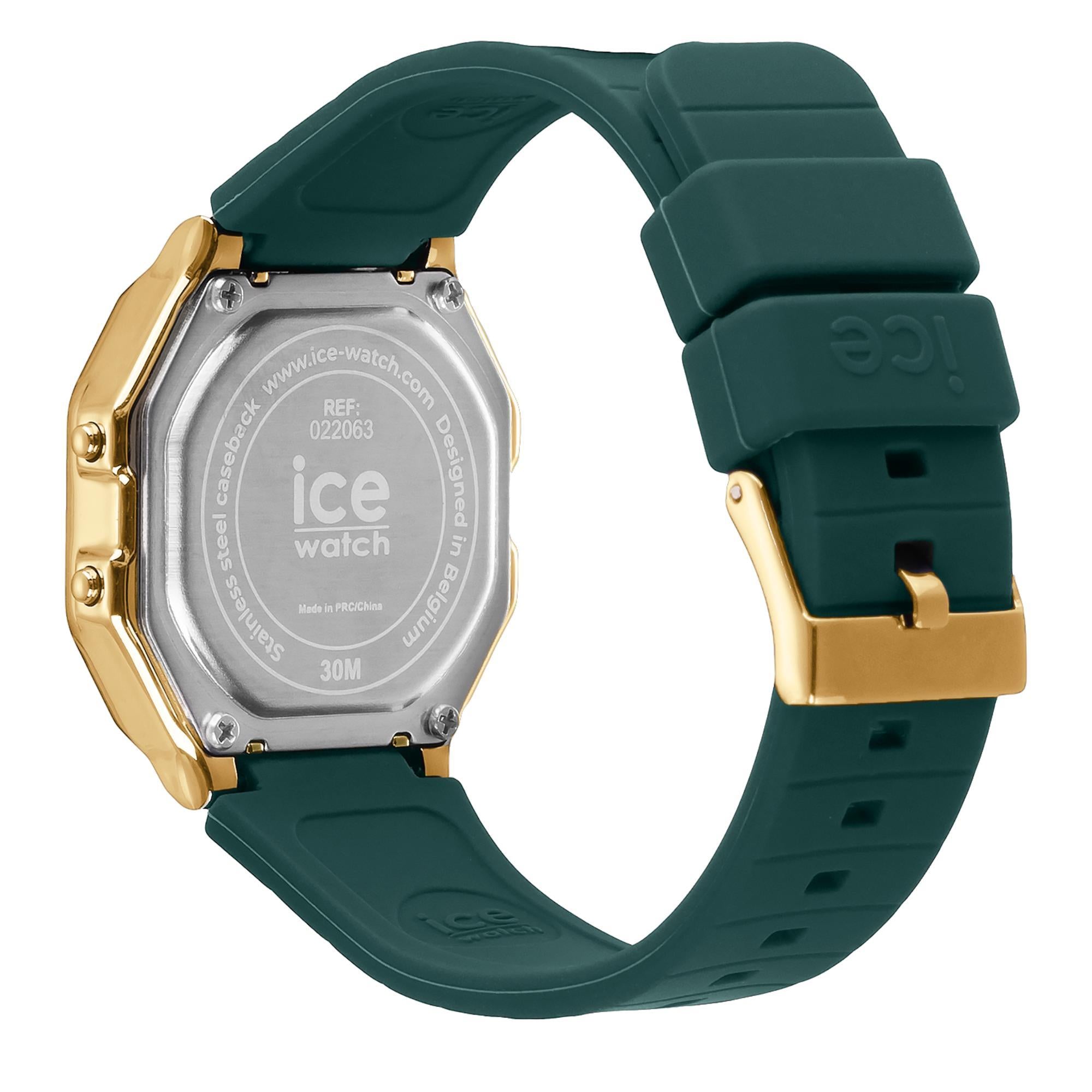 ICE Digit Retro Digital Verdigris Dial Small Strap Women’s Watch 022069