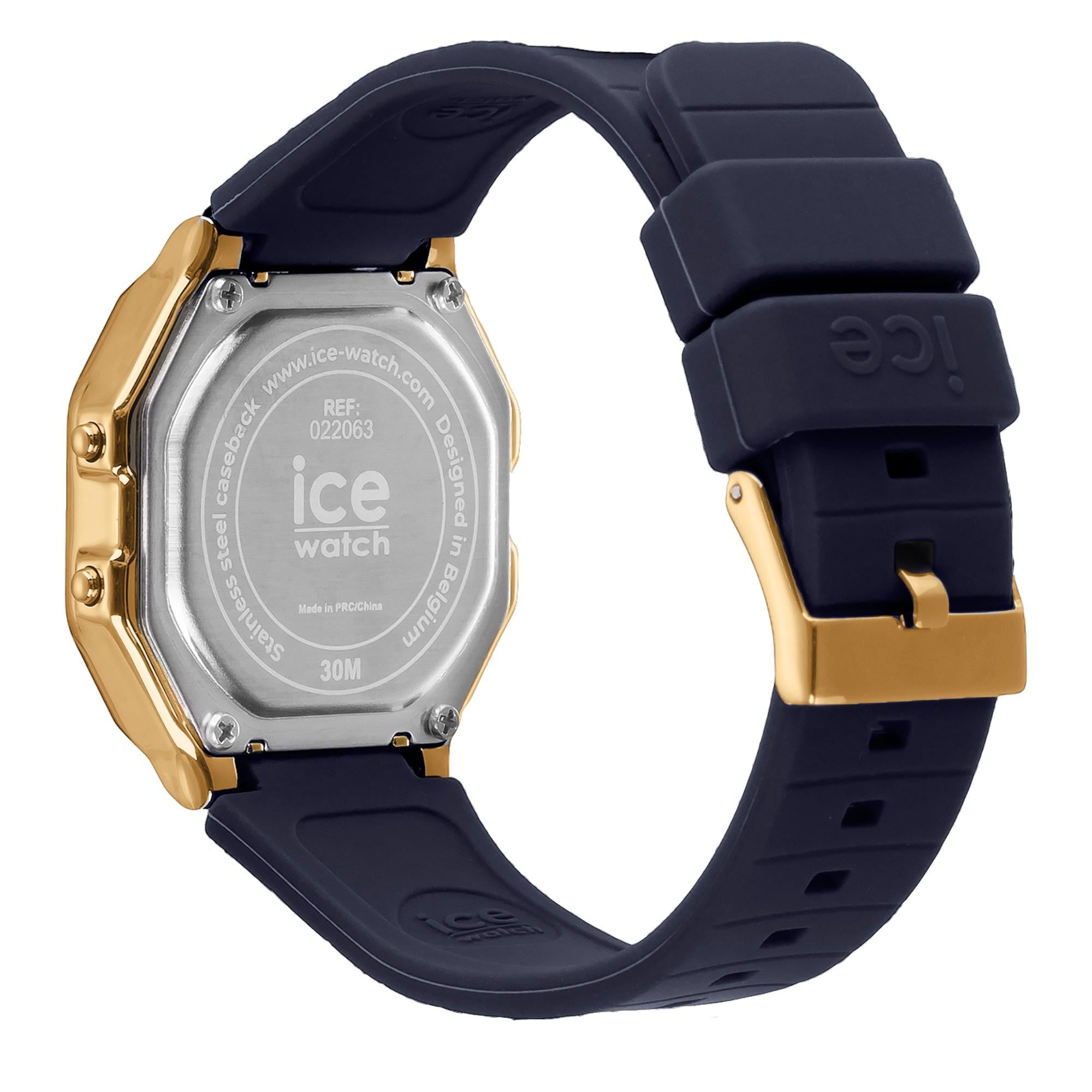 ICE Digit Retro Digital Blue Dial Small Strap Women’s Watch 022068