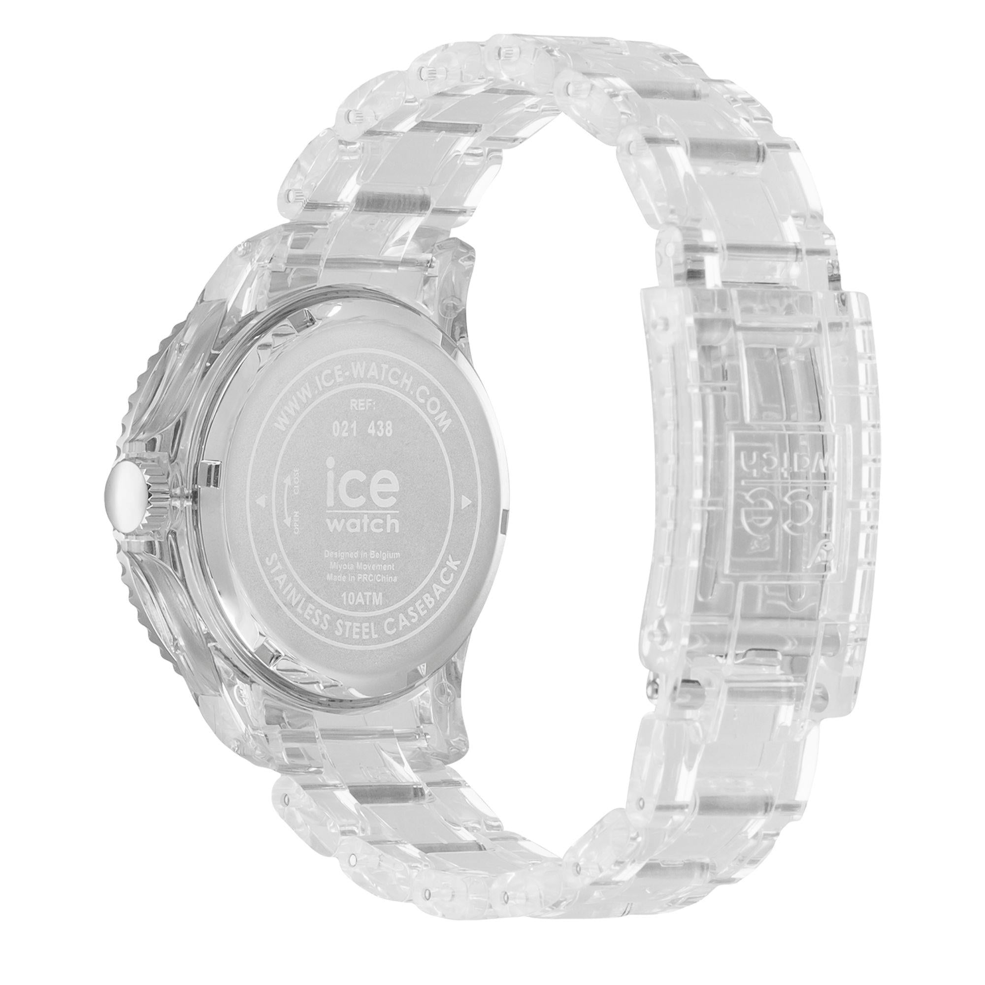 ICE Watch ICE Clear Sunset Multicolor Dial Plastic Strap Watch 021438