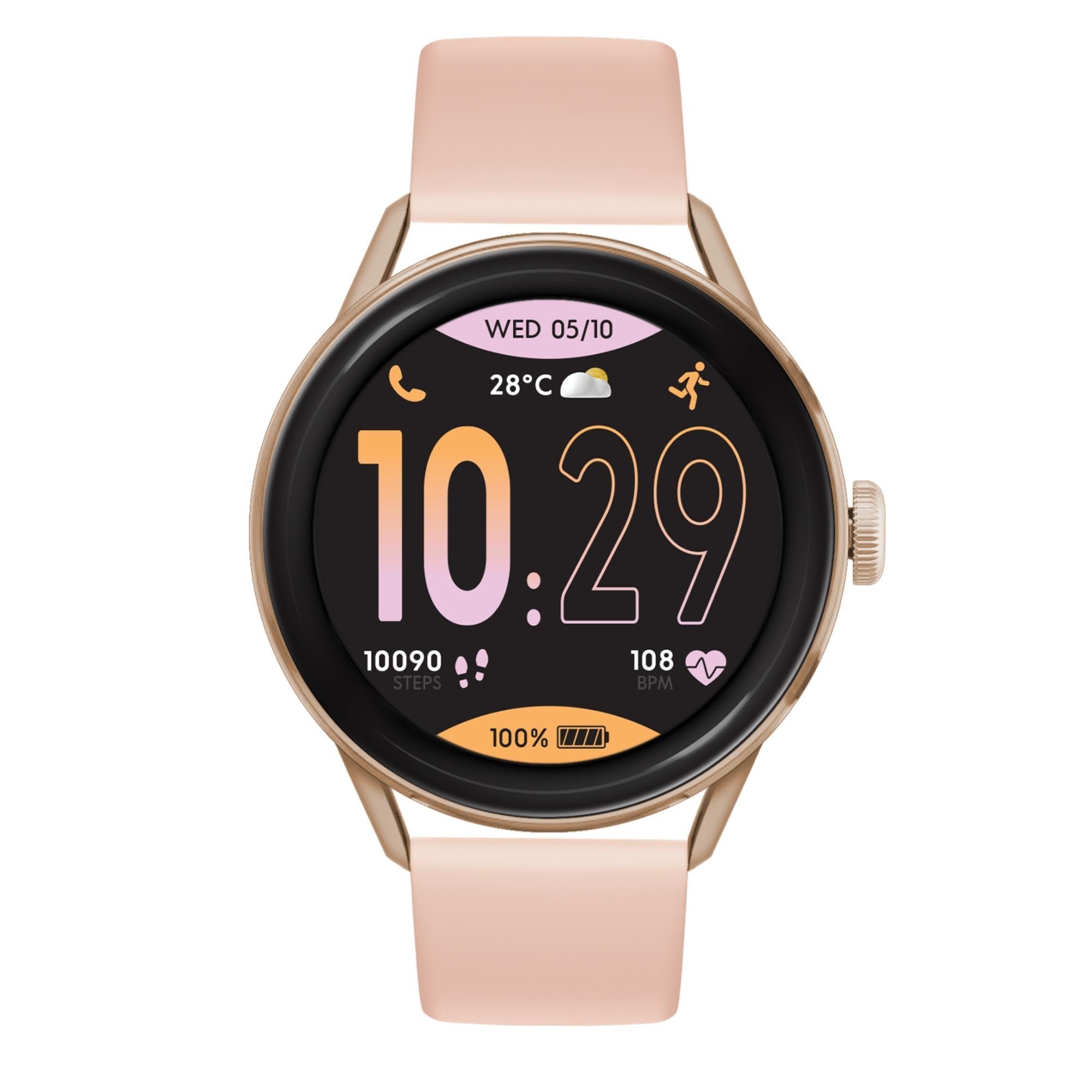 ICE Smart 2.0 Rose Gold Nude Round 1.2 AMOLED Digital Watch 023068