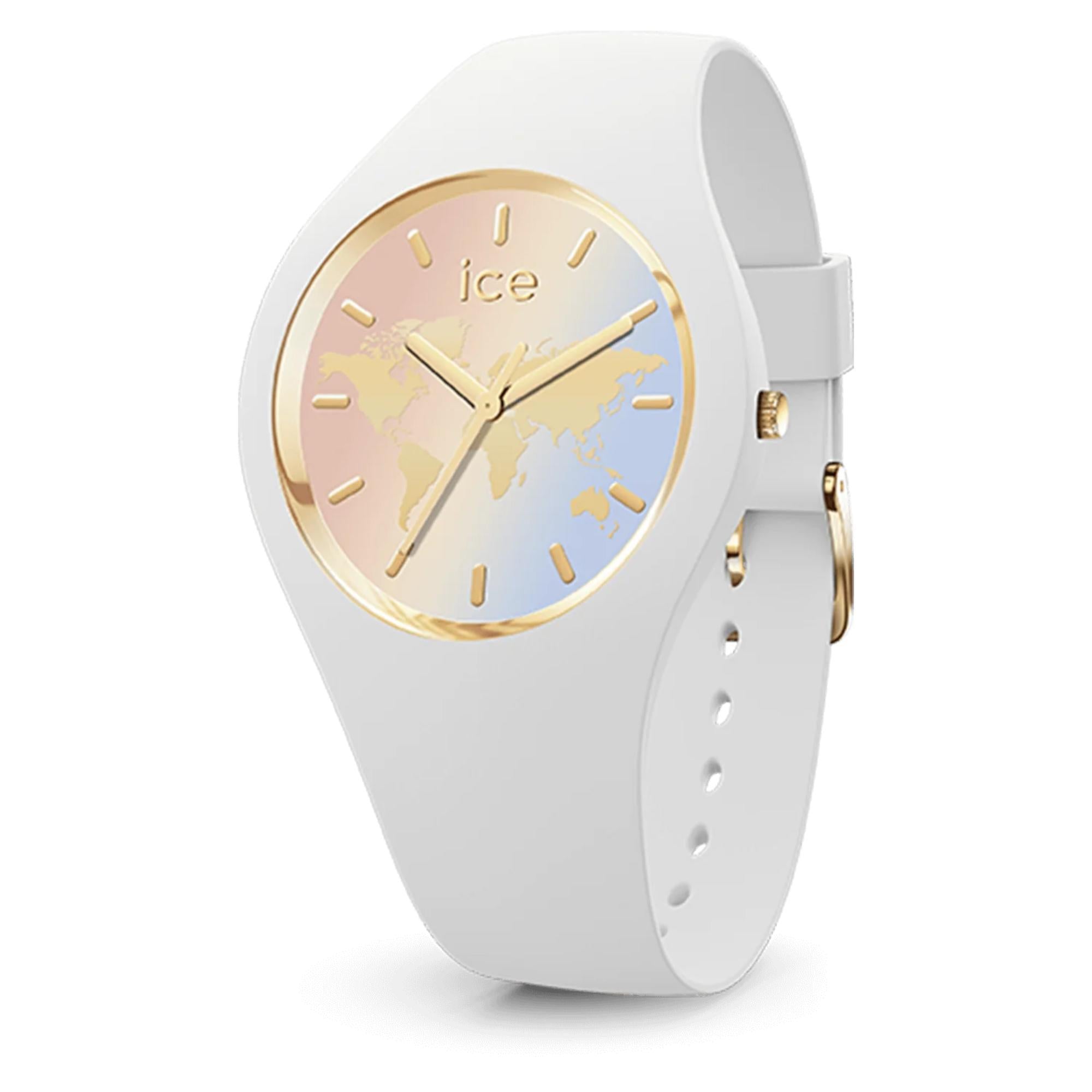 ICE World Sunset Golden Hour 3H Silicone Strap Analog Women’s Watch S37 022484