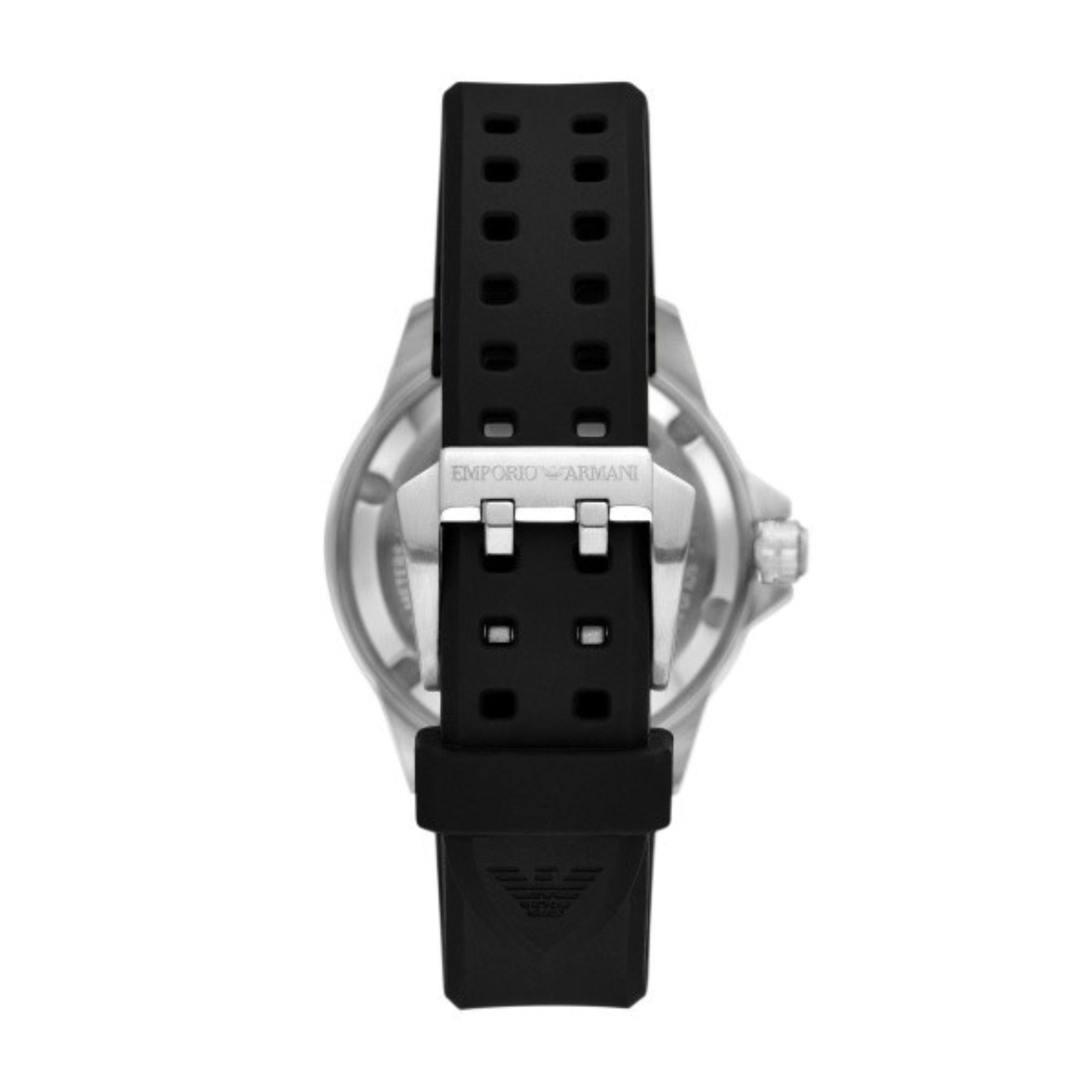Emporio Armani Sea Explorer Automatic Black Dial Men's Watch AR60078