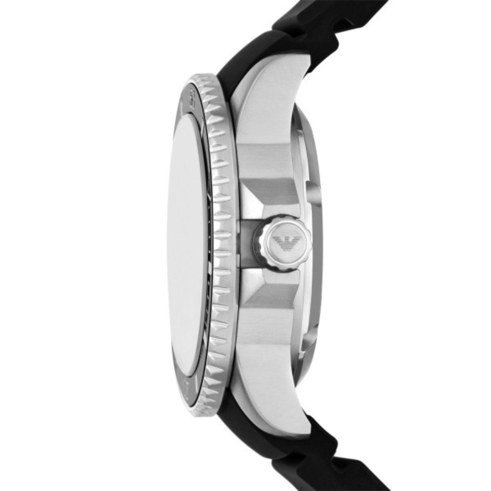 Emporio Armani Sea Explorer Automatic Black Dial Men's Watch AR60078