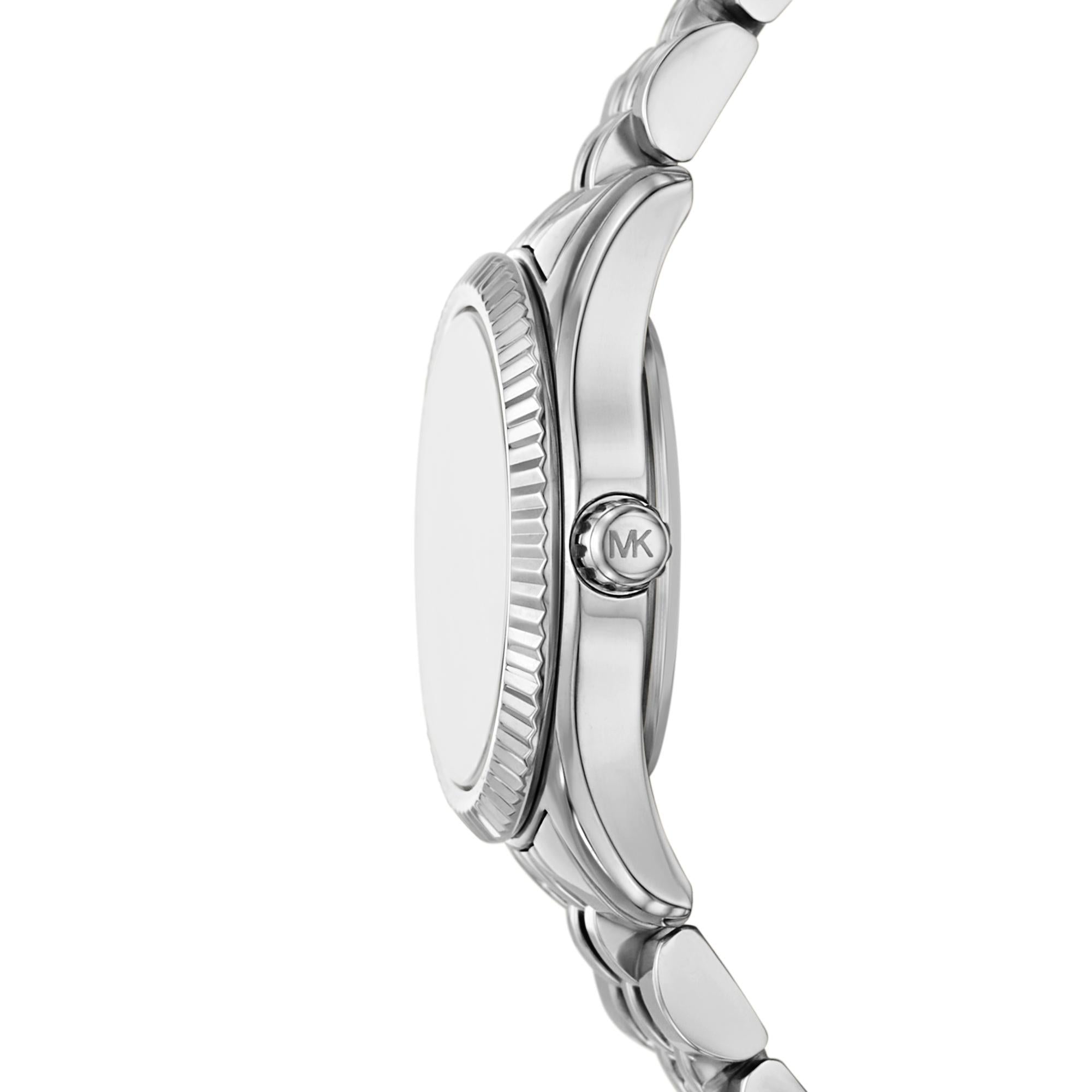 Michael Kors Lexington Stainless Steel Silver Dial Women's Watch MK4843