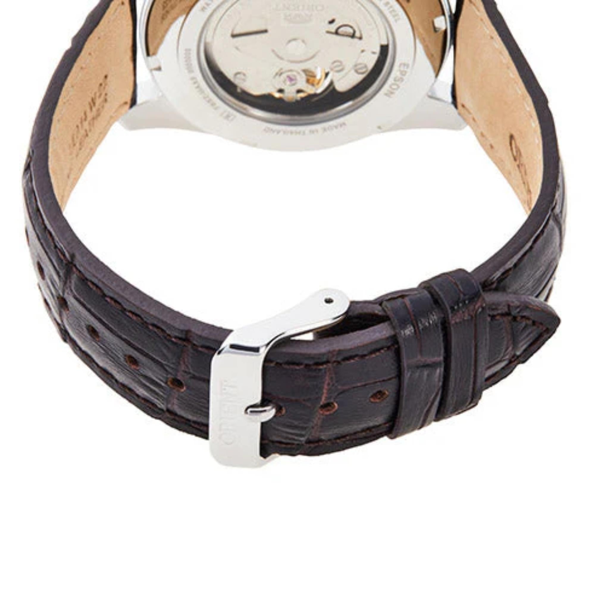 Orient Semi Skeleton Open Heart Mechanical Black Dial Men’s Watch RA-AR0005Y30B