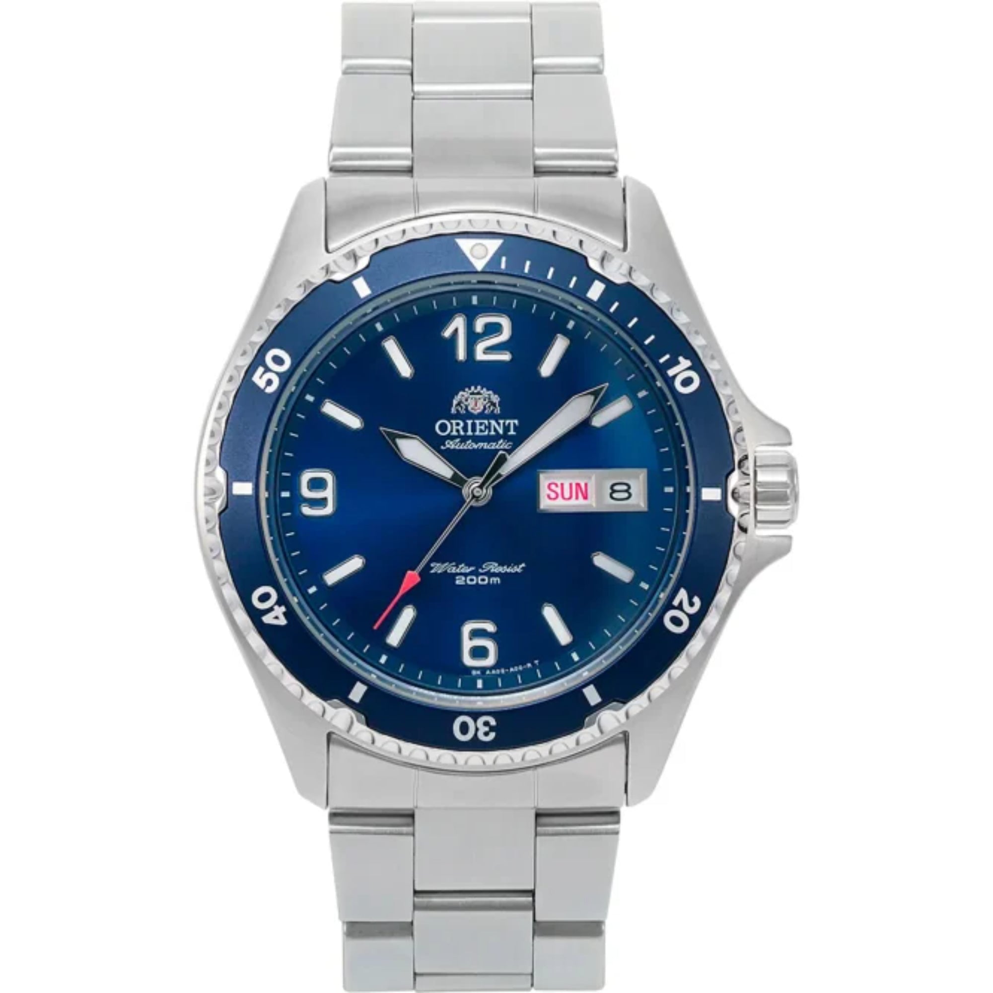 Orient Mako II Automatic Blue Dial Stainless Steel Bracelet Men’s Dive Watch TAA02002D9