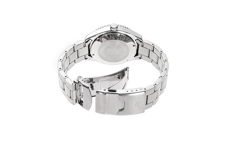 Orient Mako Automatic Blue Dial Steel Strap Men’s Watch Ex-Display RA-AC0Q02L10B-EX