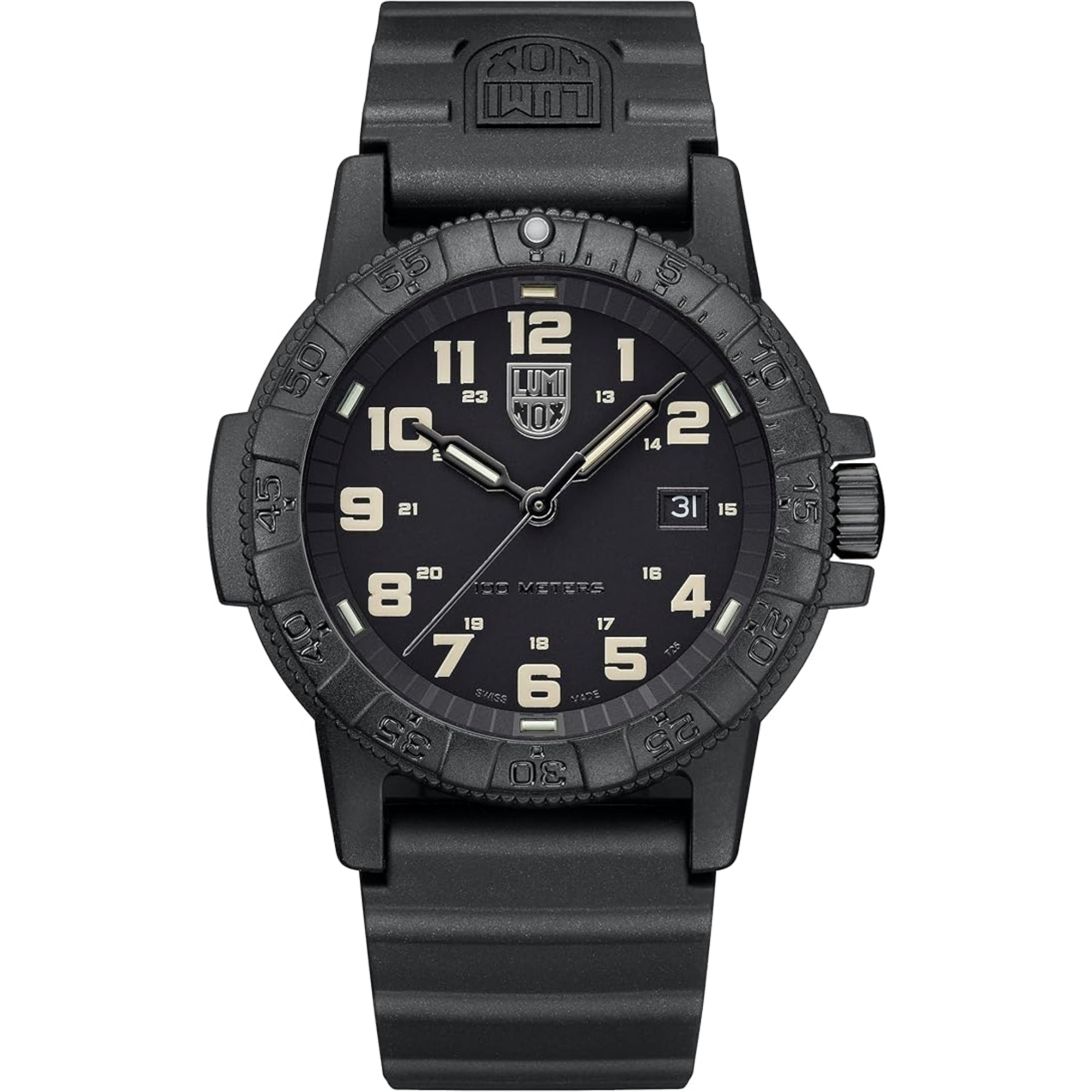 Luminox Leatherback SEA Turtle Giant Black Dial PU Strap Men’s Watch XS.0330