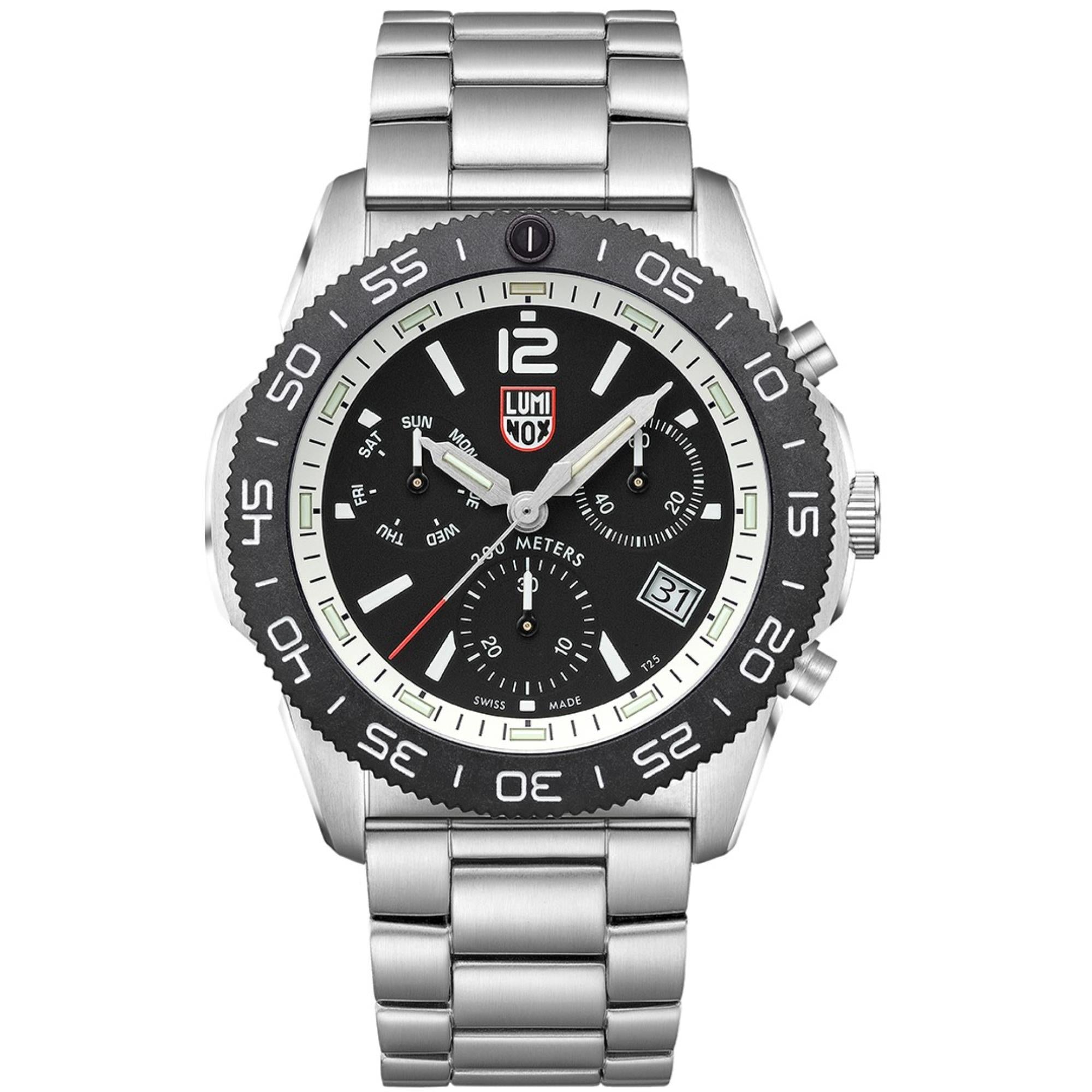 Luminox Pacific Diver Chronograph Black Stainless Steel Men's Watch XS.3141.M