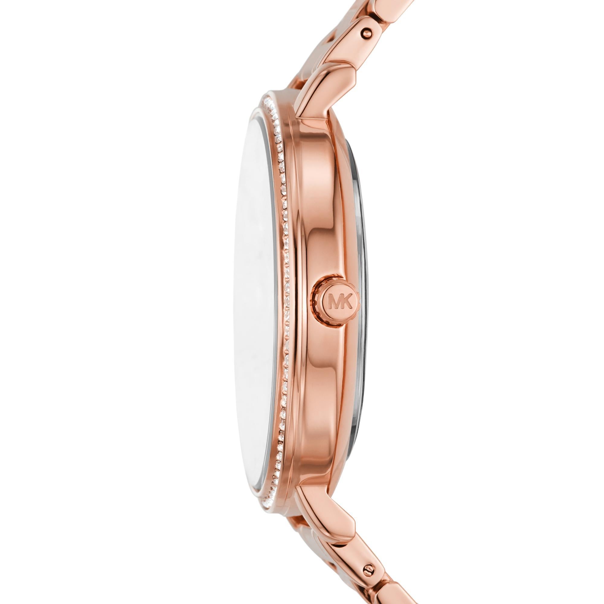 Michael Kors Pyper Rose Gold-Tone Alloy White Dial Women's Watch MK4594