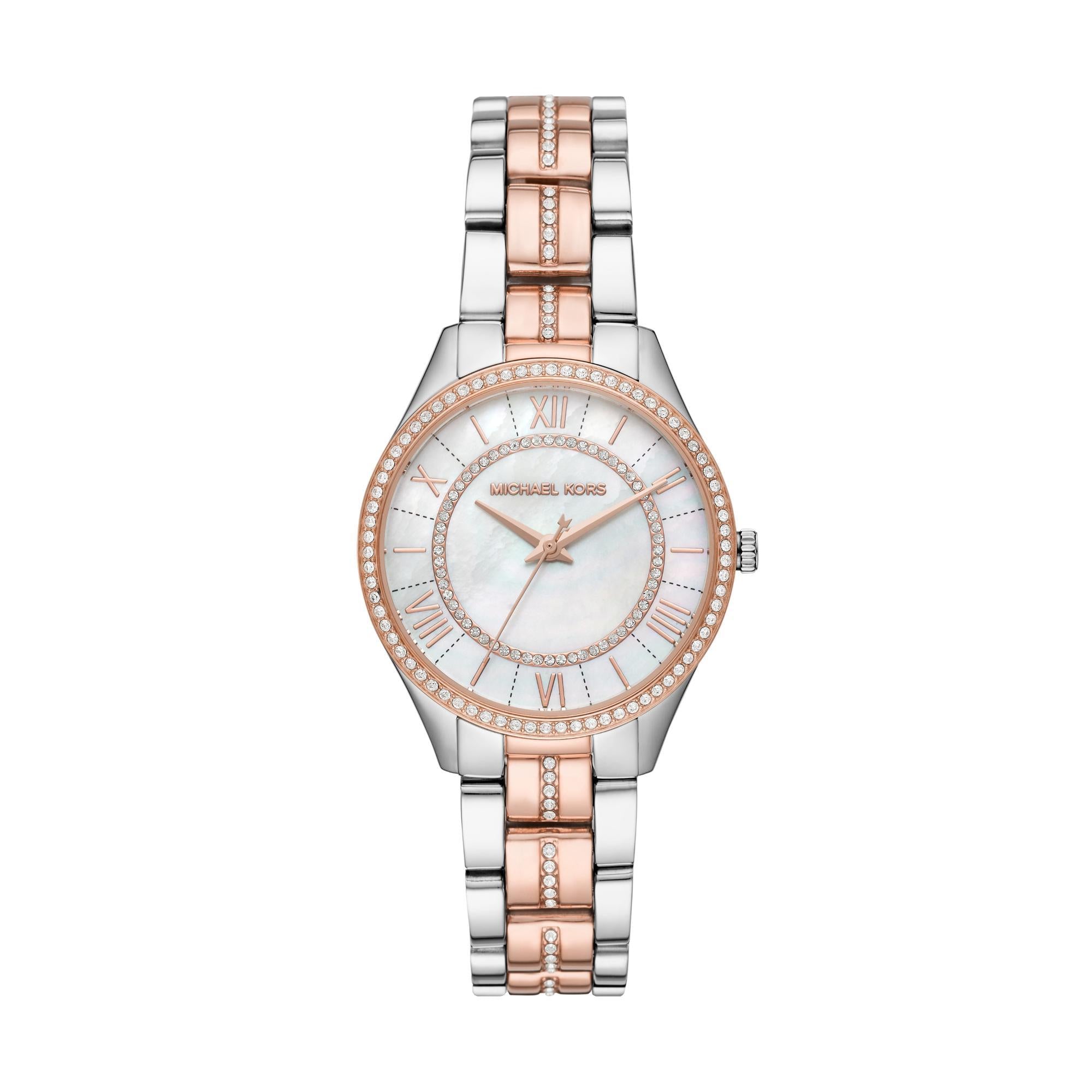 Michael Kors Lauryn Stainless Steel Women's White Dial Women's Watch MK3979