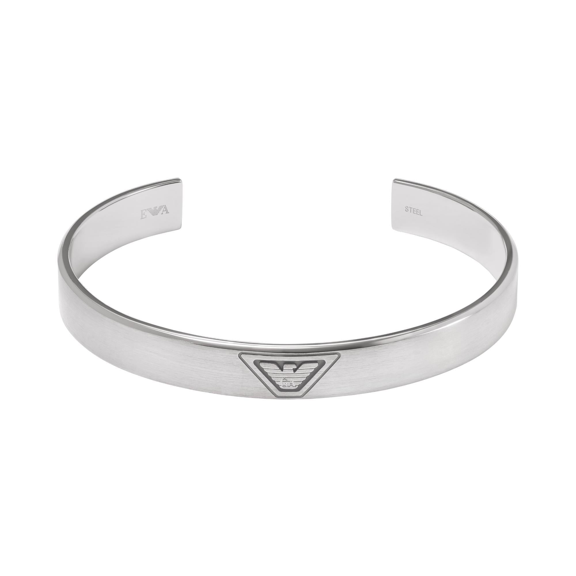 Emporio Armani Stainless Steel Cuff Bracelet Men’s EGS3127040