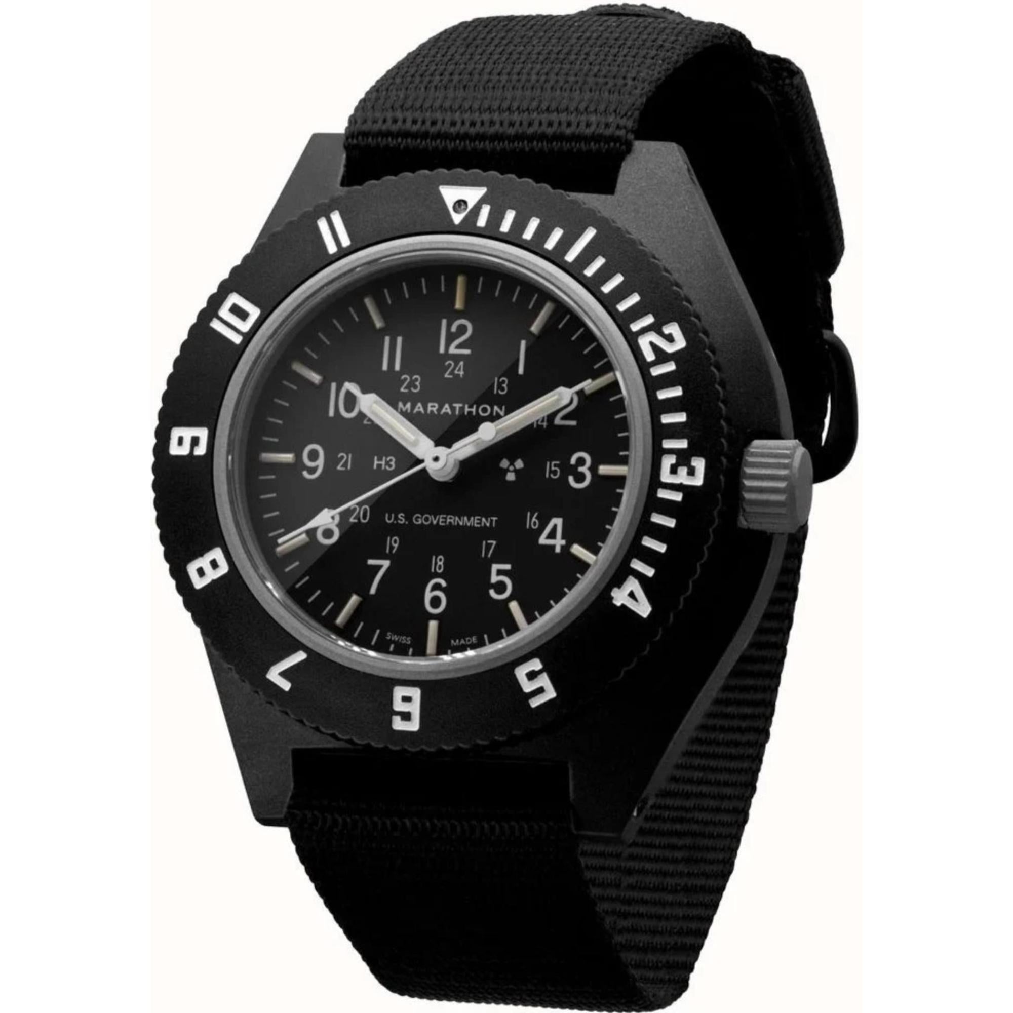 Marathon Pilot's Navigator Quartz Black Dial Men's Watch WW194001BK-0001