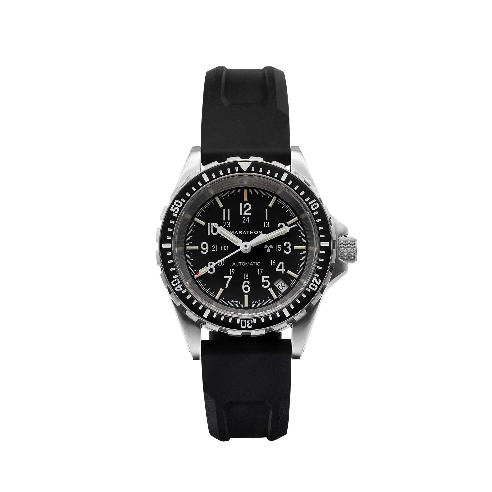 Marathon Medium Diver's Automatic Black Dial Men’s Watch WW194026SS-0130