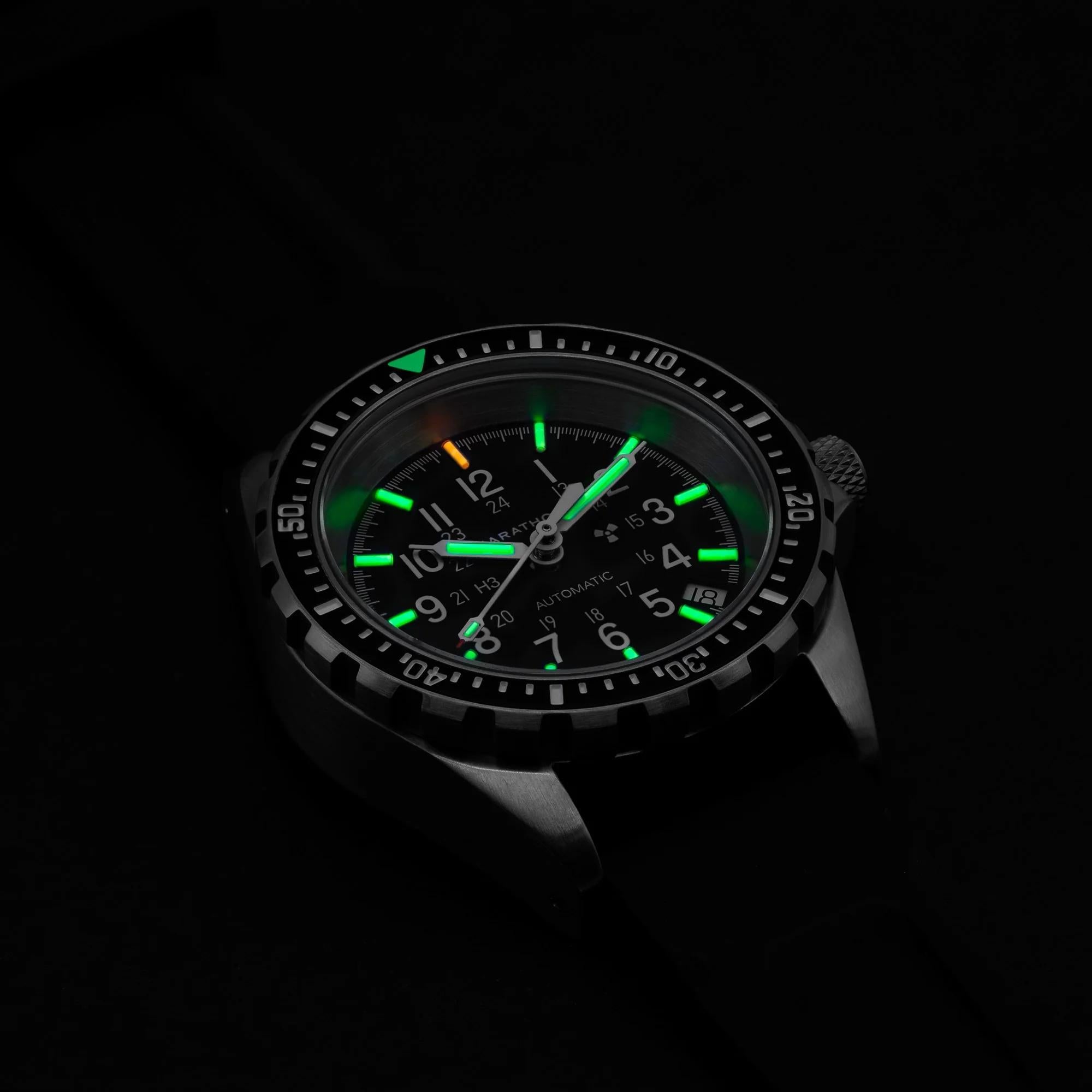 Marathon Medium Diver's Automatic Black Dial Men’s Watch WW194026SS-0130