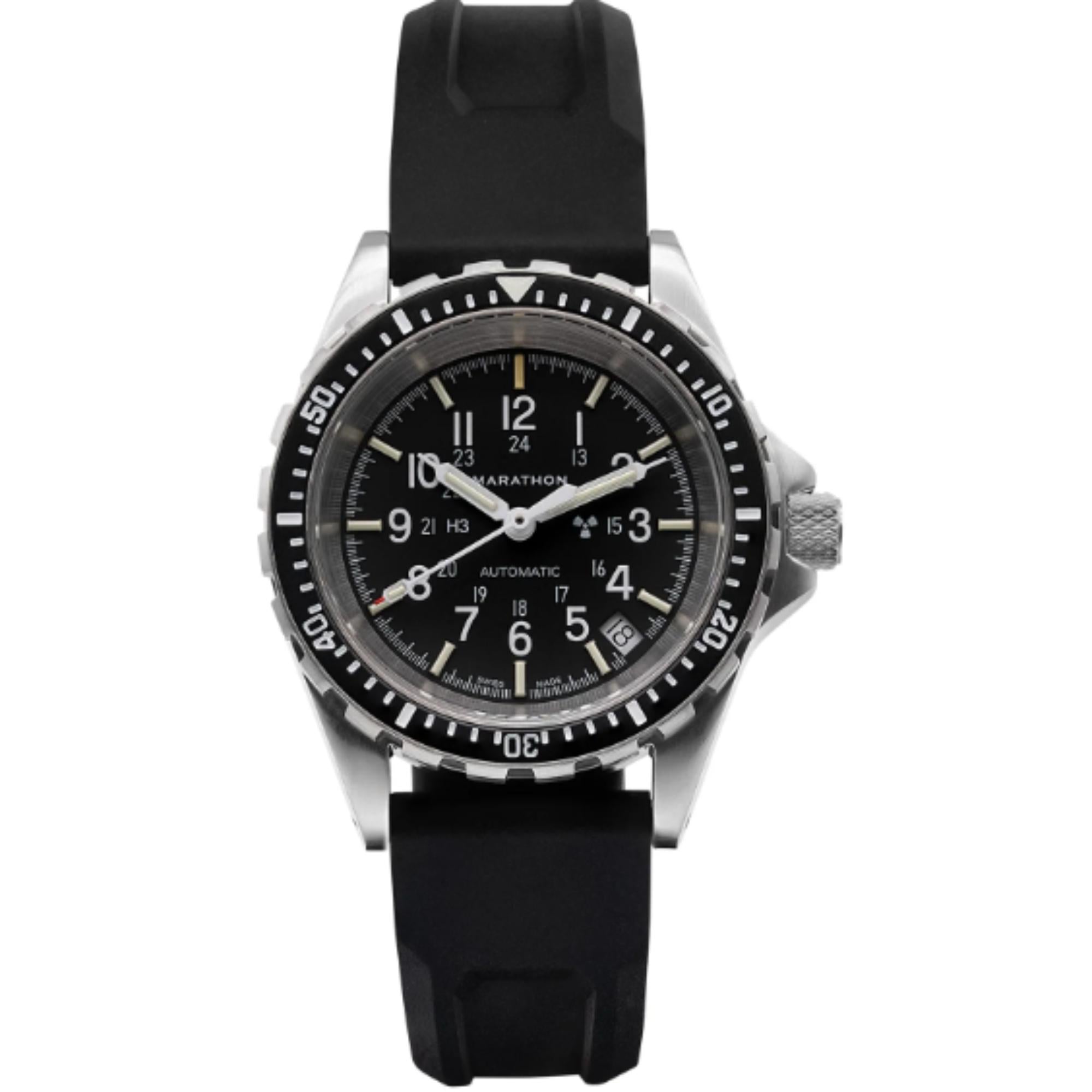 Marathon Medium Diver's Automatic Black Dial Men’s Watch WW194026SS-0130