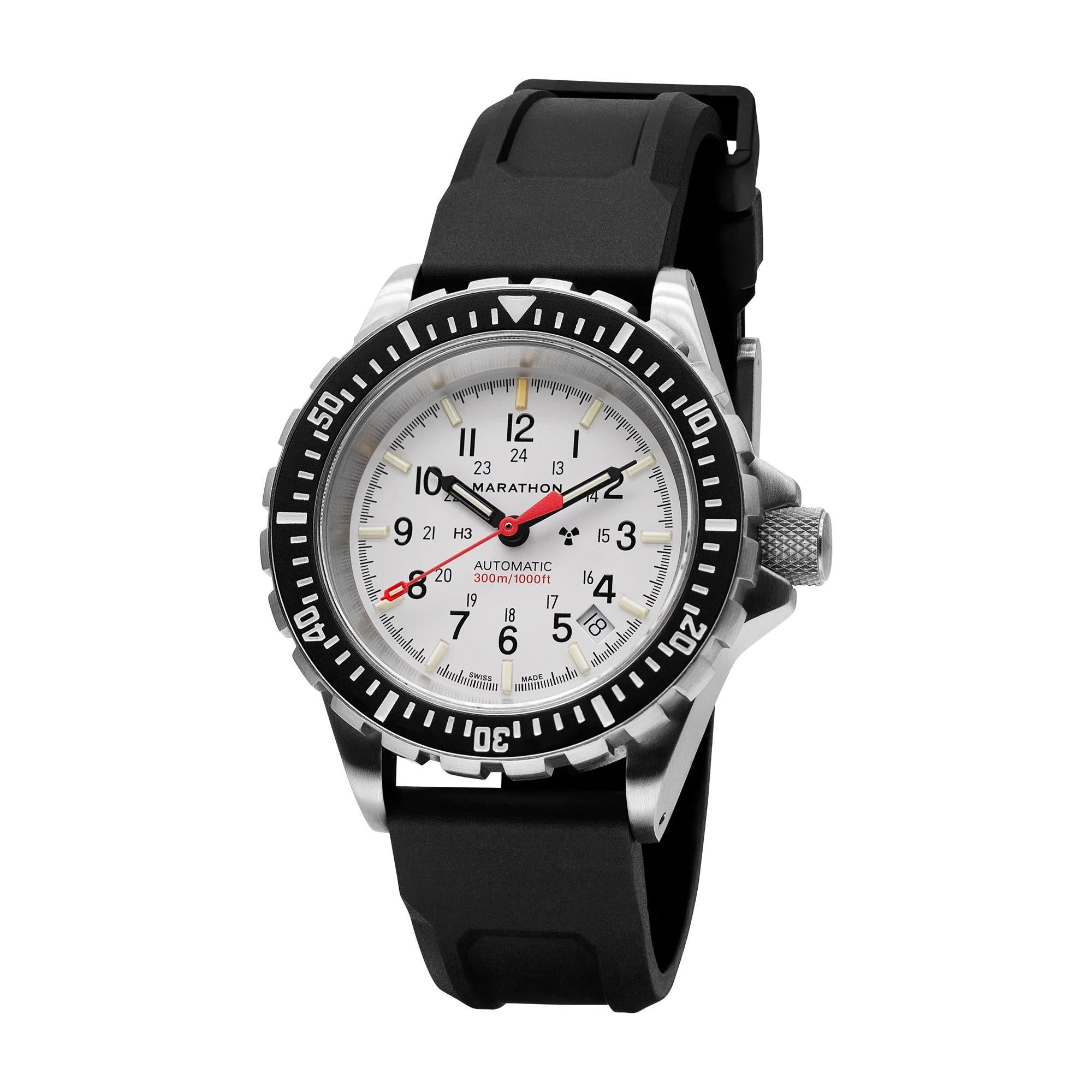 Marathon Arctic Edition Large Diver's Automatic White Dial Men’s Watch (GSAR) WW194006SS-0530