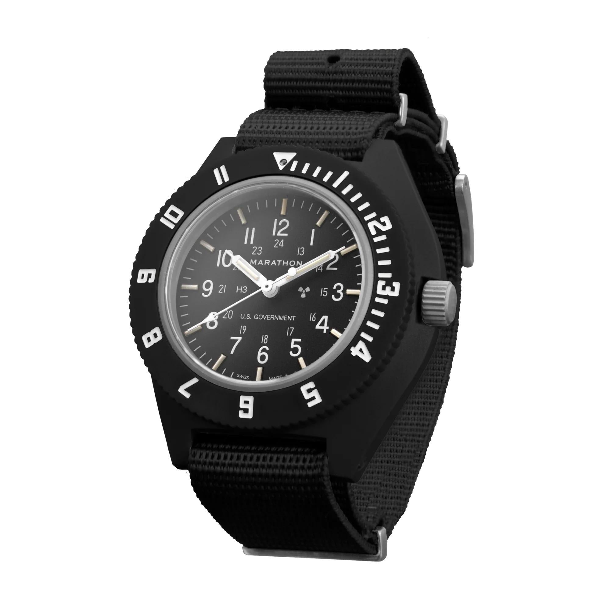 Marathon Pilot's Navigator Quartz Black Dial Men's Watch WW194001BK-0004