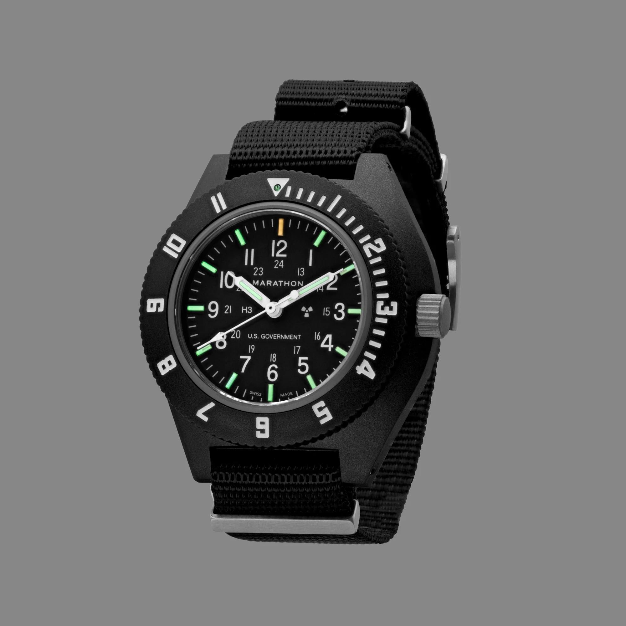 Marathon Pilot's Navigator Quartz Black Dial Men's Watch WW194001BK-0004