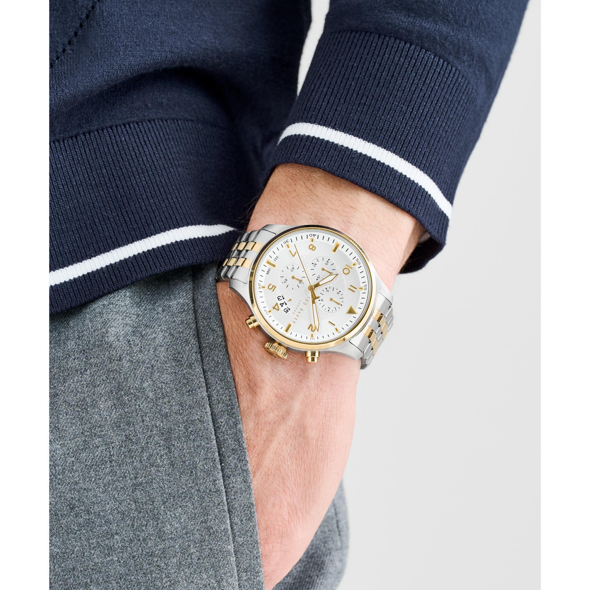 Ted Baker Fulmaar Urban Steel Silver Dial Men's Watch BKPFMF409