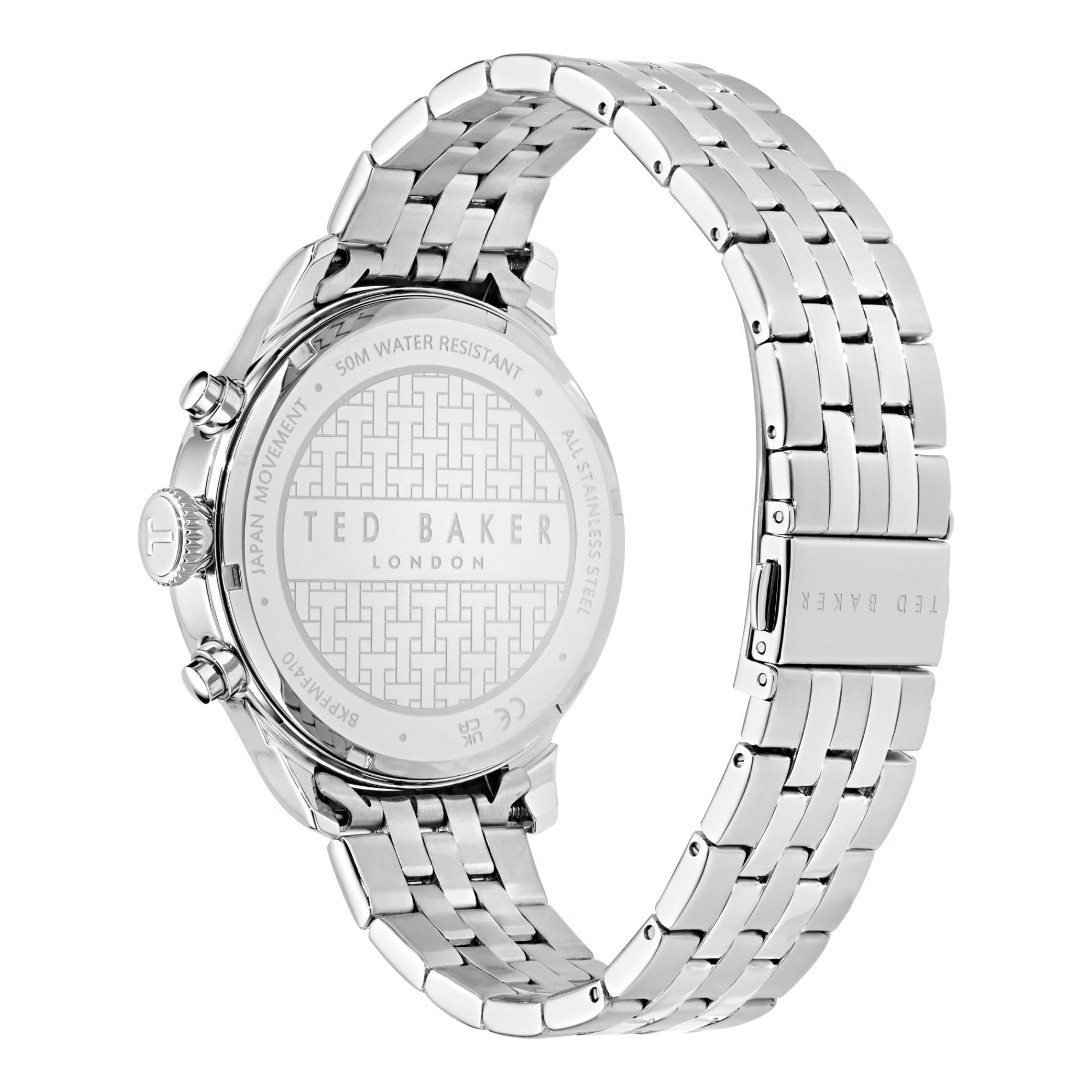 Ted Baker Iconic Blue Dial Steel Men's Watch BKPFMF410