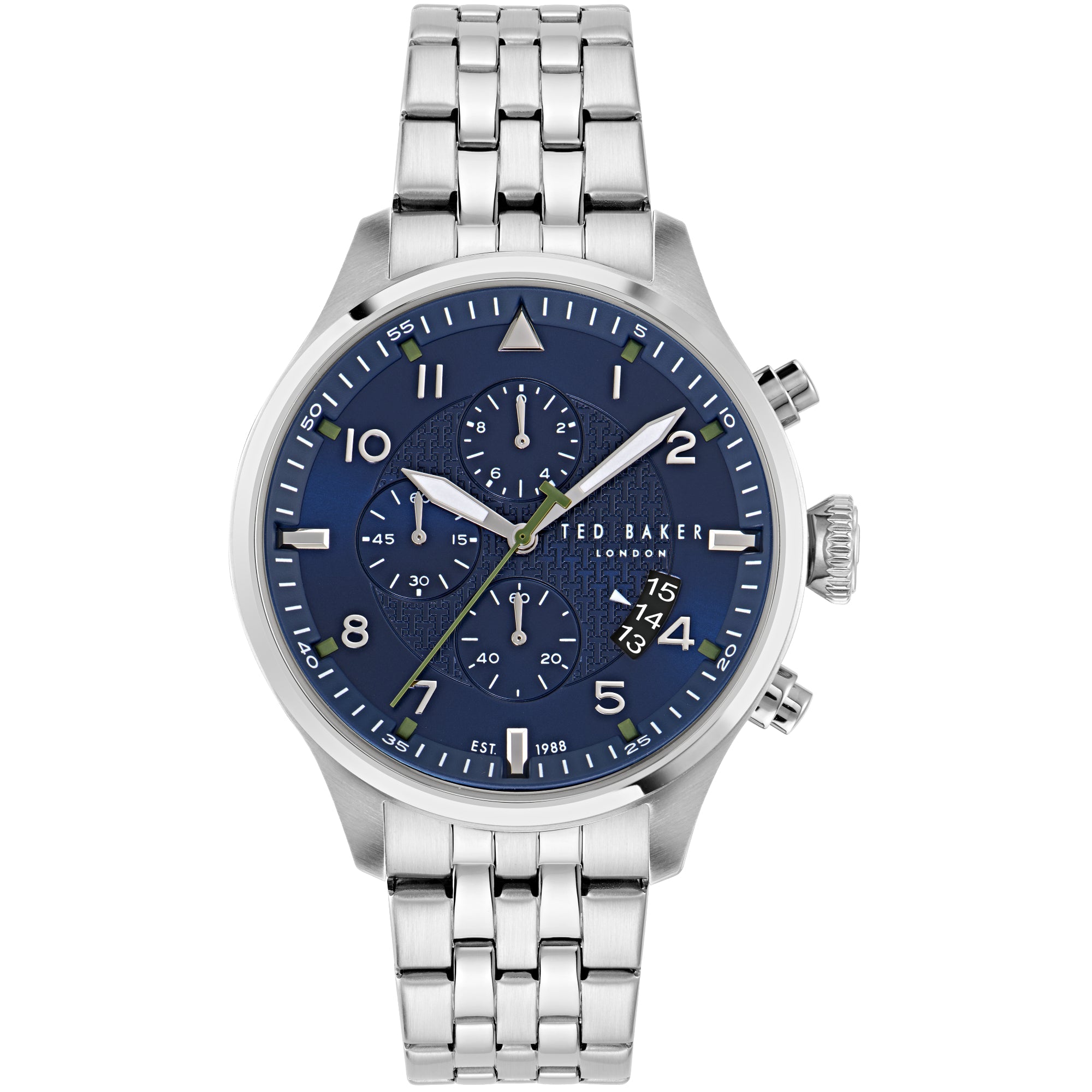 Ted Baker Iconic Blue Dial Steel Men's Watch BKPFMF410