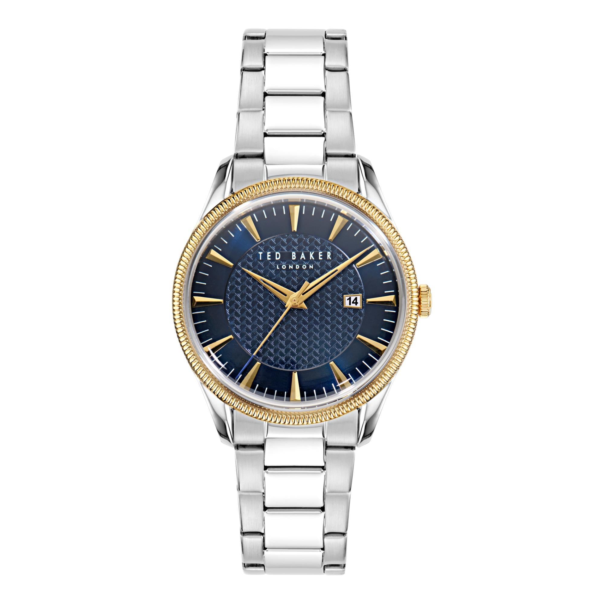 Ted Baker Leytonn Stainless Steel Blue Dial Men's Watch BKPLTS405
