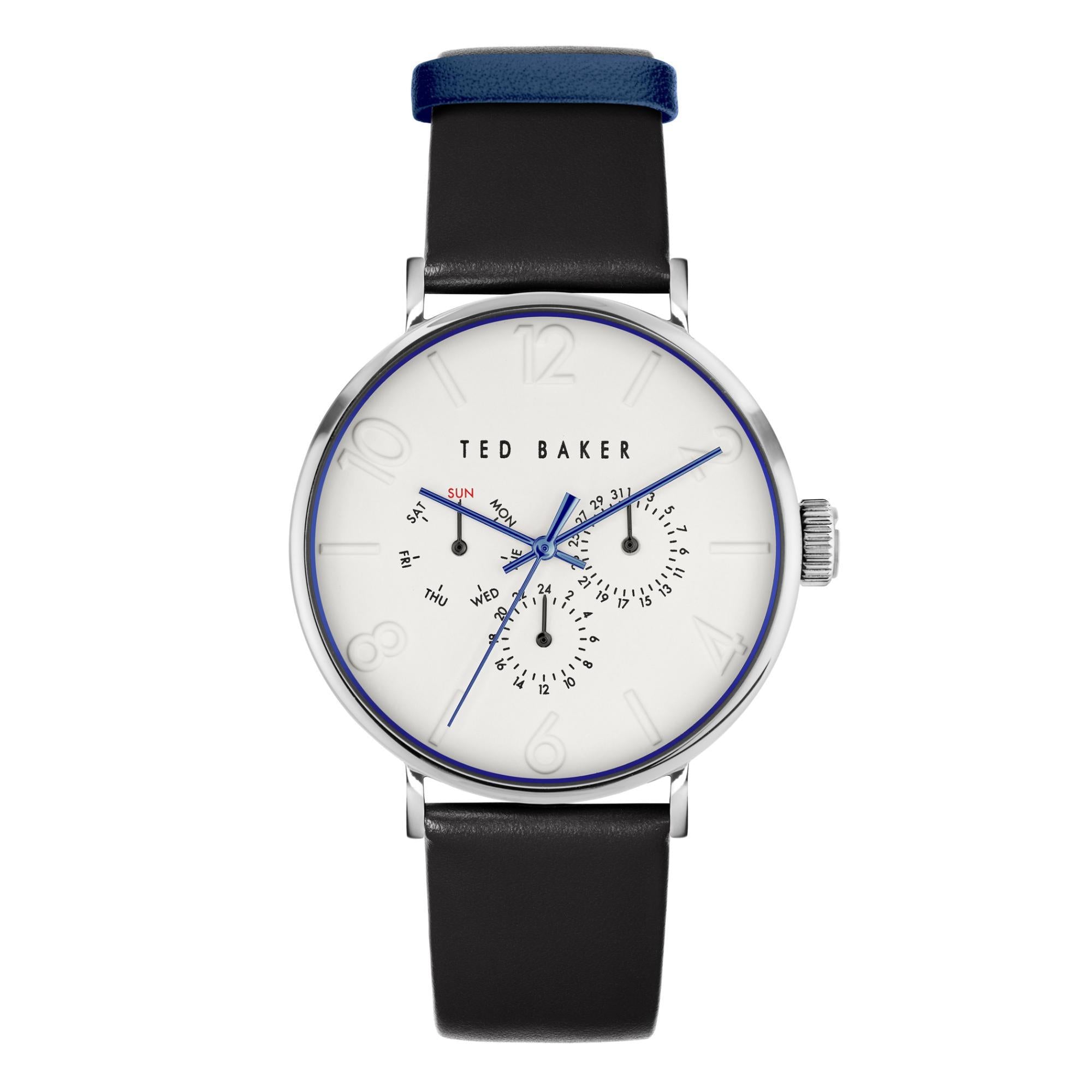 Ted Baker Phylipa Stainless Steel White Dial Men's Watch BKPPGF206