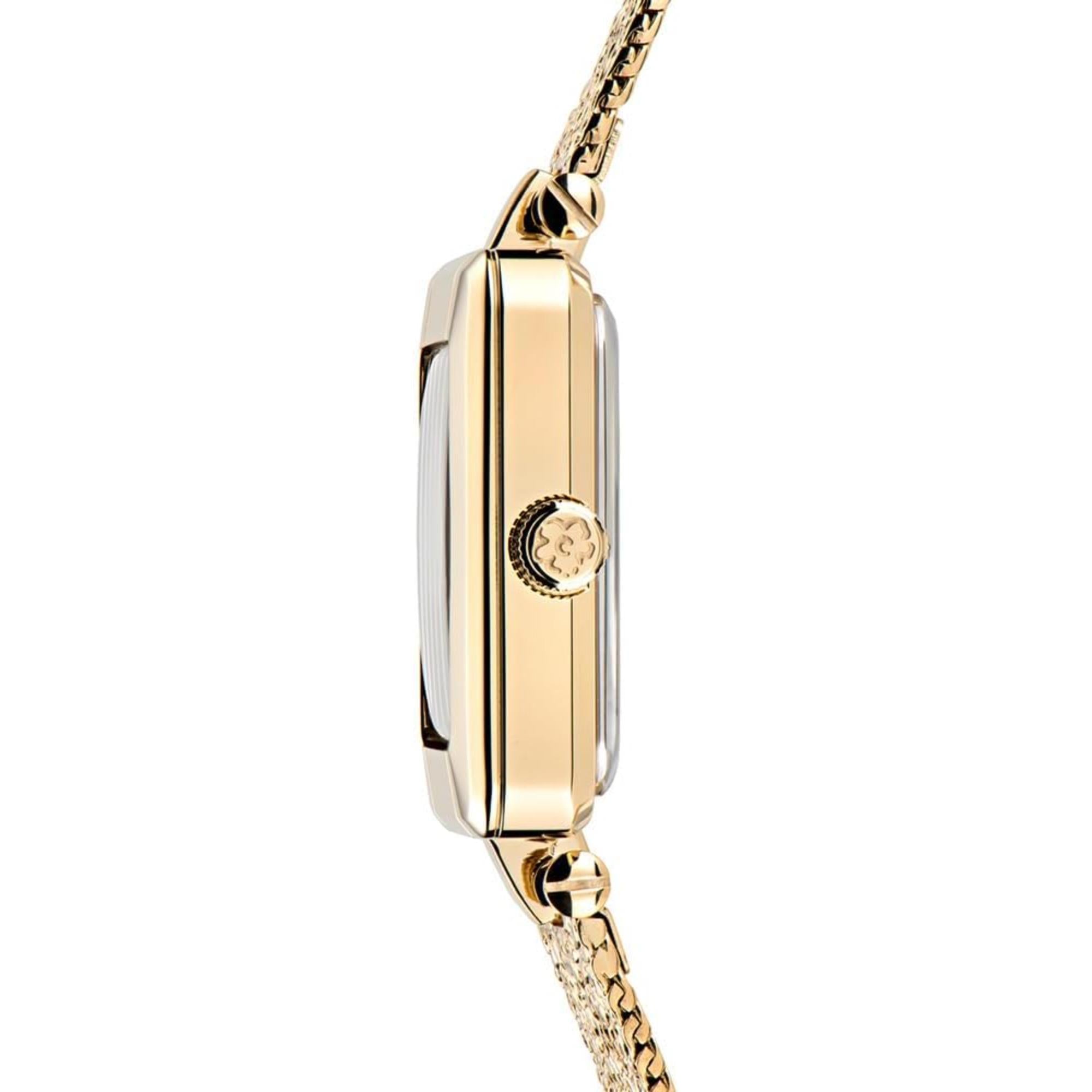 Ted Baker Gold-Tone Mesh Strap Green Dial Ladies Watch BKPMSF306