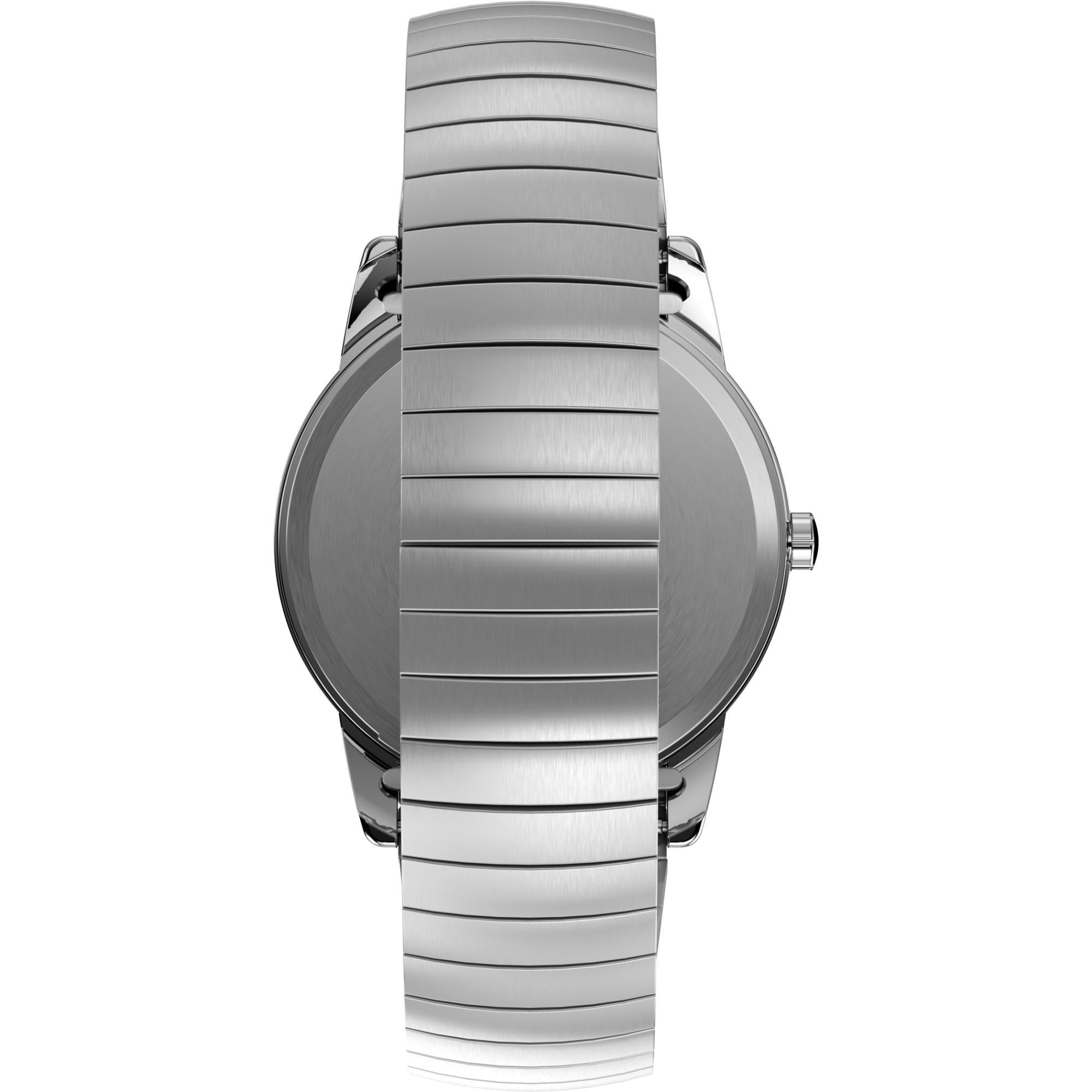 Timex Expedition Band White Dial Stainless Steel Strap Men's Watch T2H451