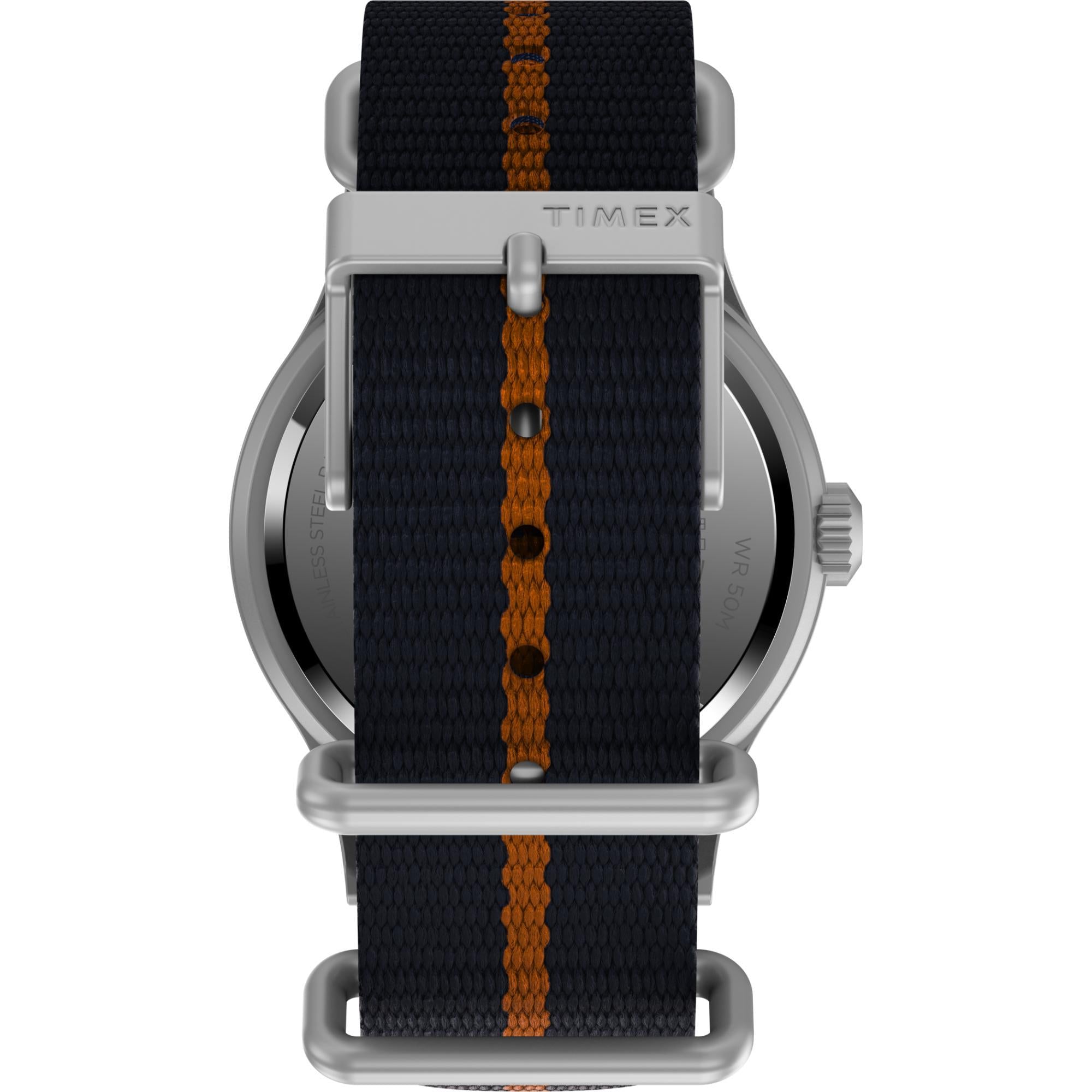 Timex Expedition North® Sierra IP Silver Case White Dial Blue Fabric Strap Men’s Watch TW2V22800